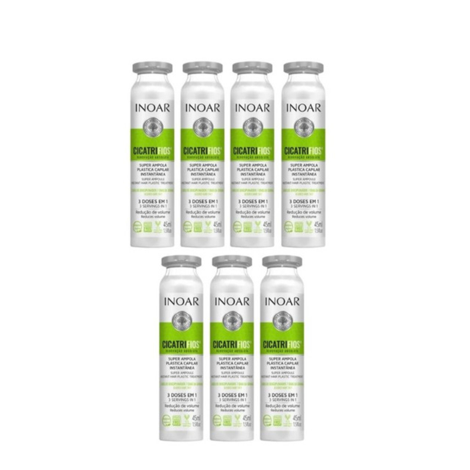Inoar Kit Cicatrifios 7 Ampolas 45ml