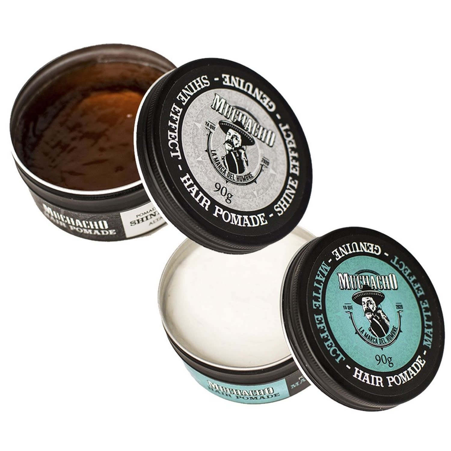 Kit Muchacho Cosméticos Pomadas Modeladoras Shine & Matte Effects (2 Produtos)