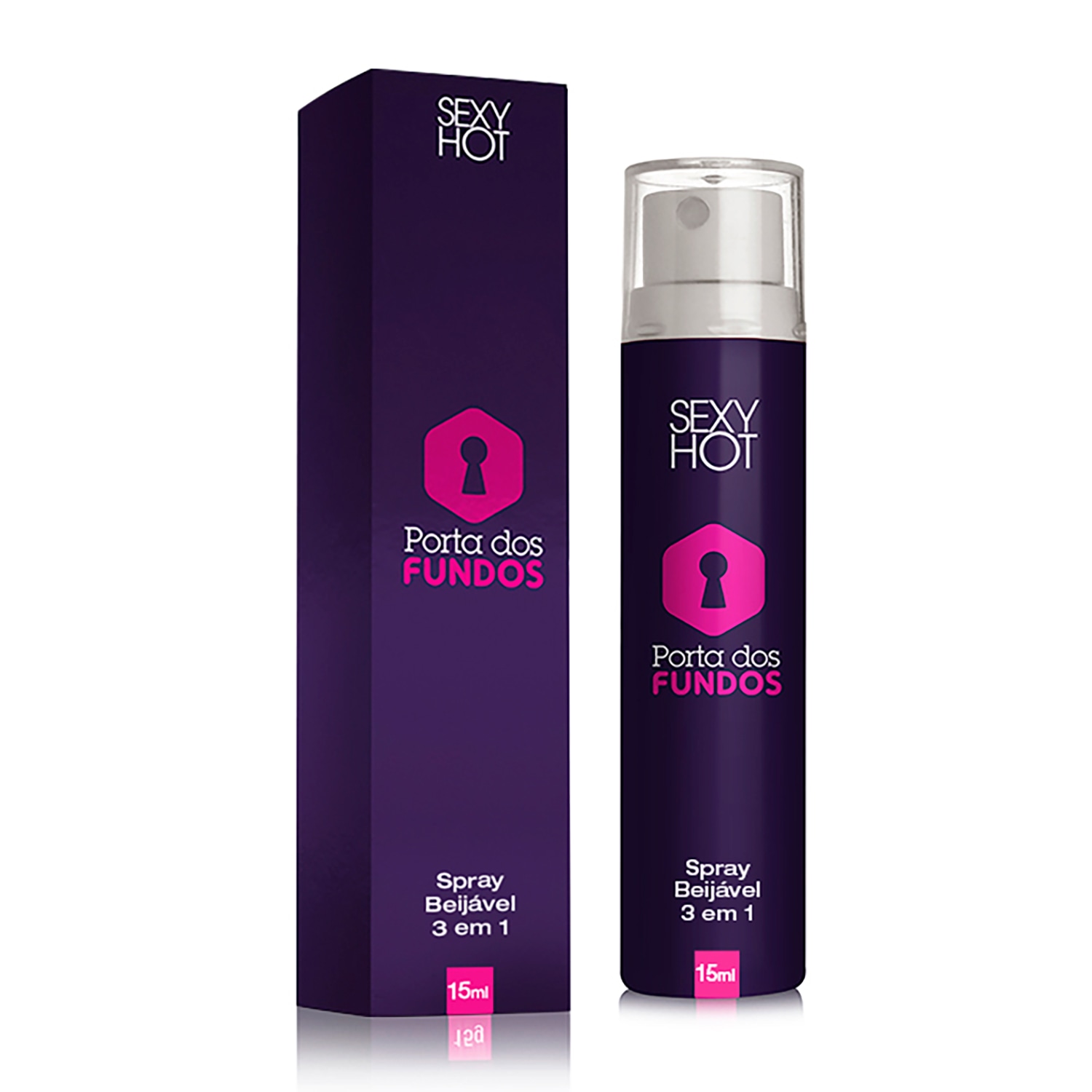 Sexy Hot Porta dos Fundos Beijável - Gel Lubrificante Anestésico em Spray 15ml