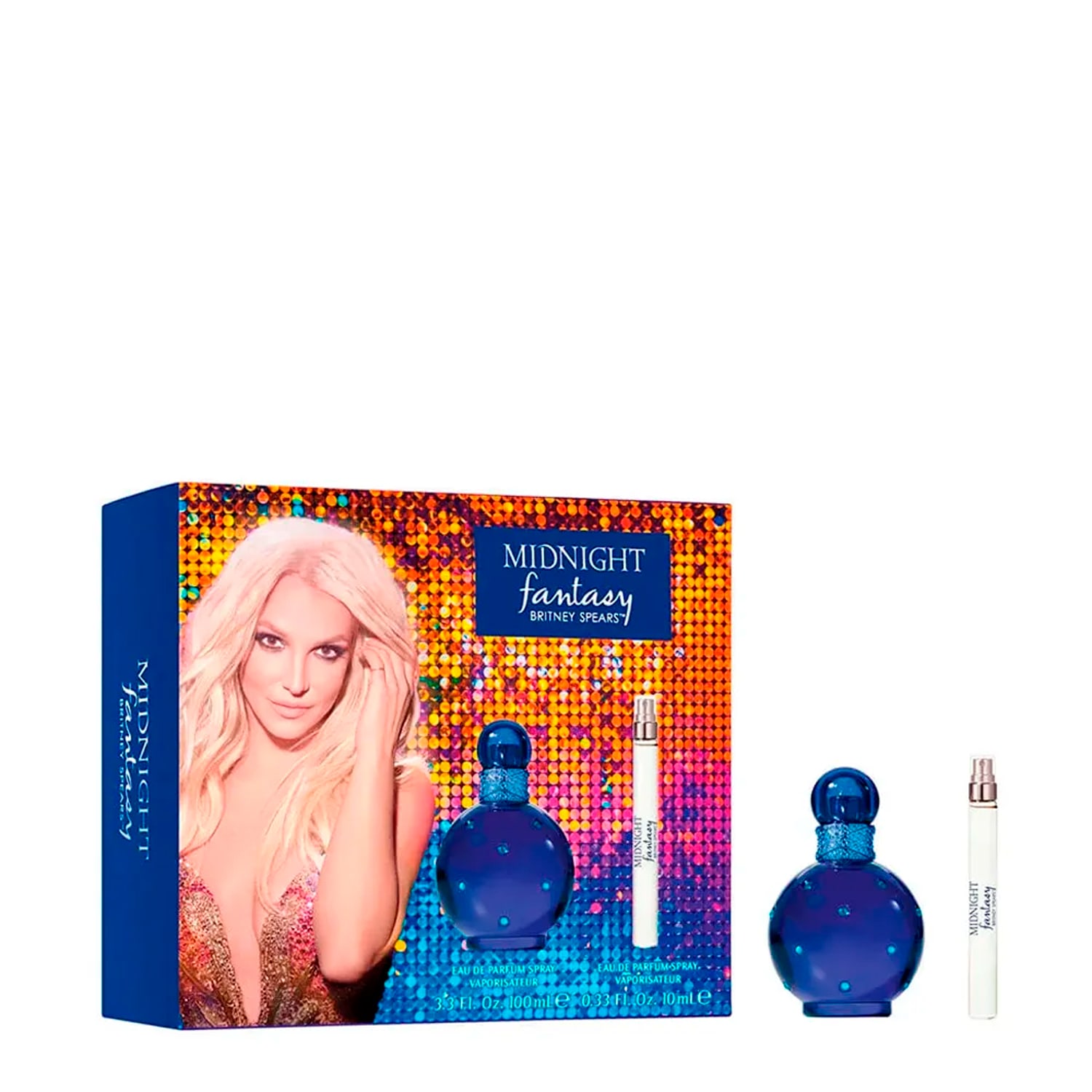 Kit Britney Spears Fantasy Midnight - Eau de Parfum 100ml + Miniatura 10ml