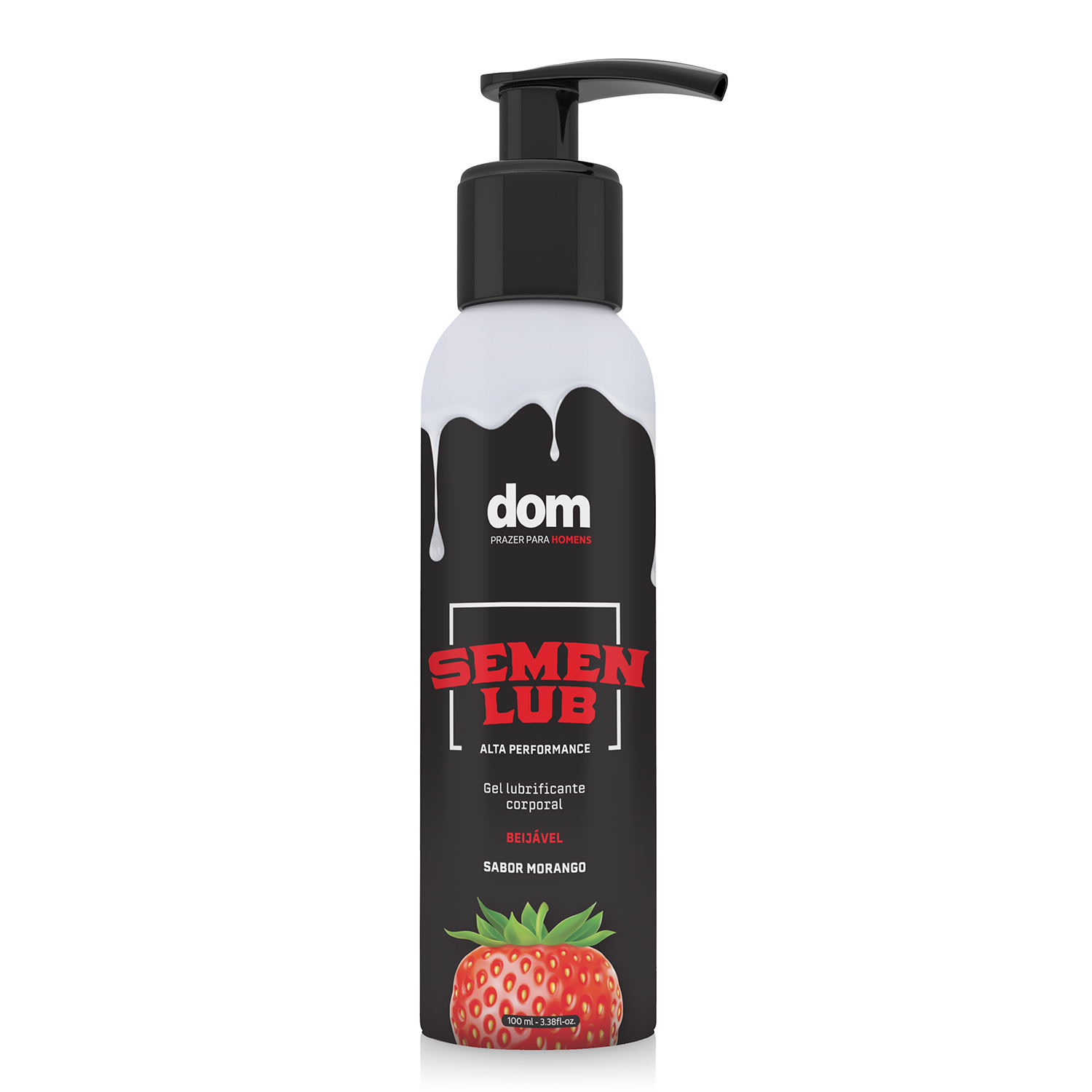 Sexy Hot Semen Lub Morango - Gel Lubrificante 100ml