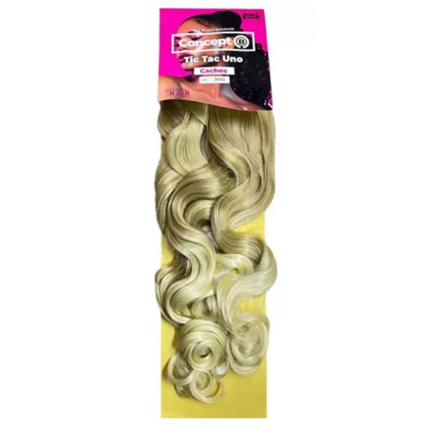 Black Beauty Tic Tac Uno Cacho 24/613 - Aplique de Cabelo 65cm