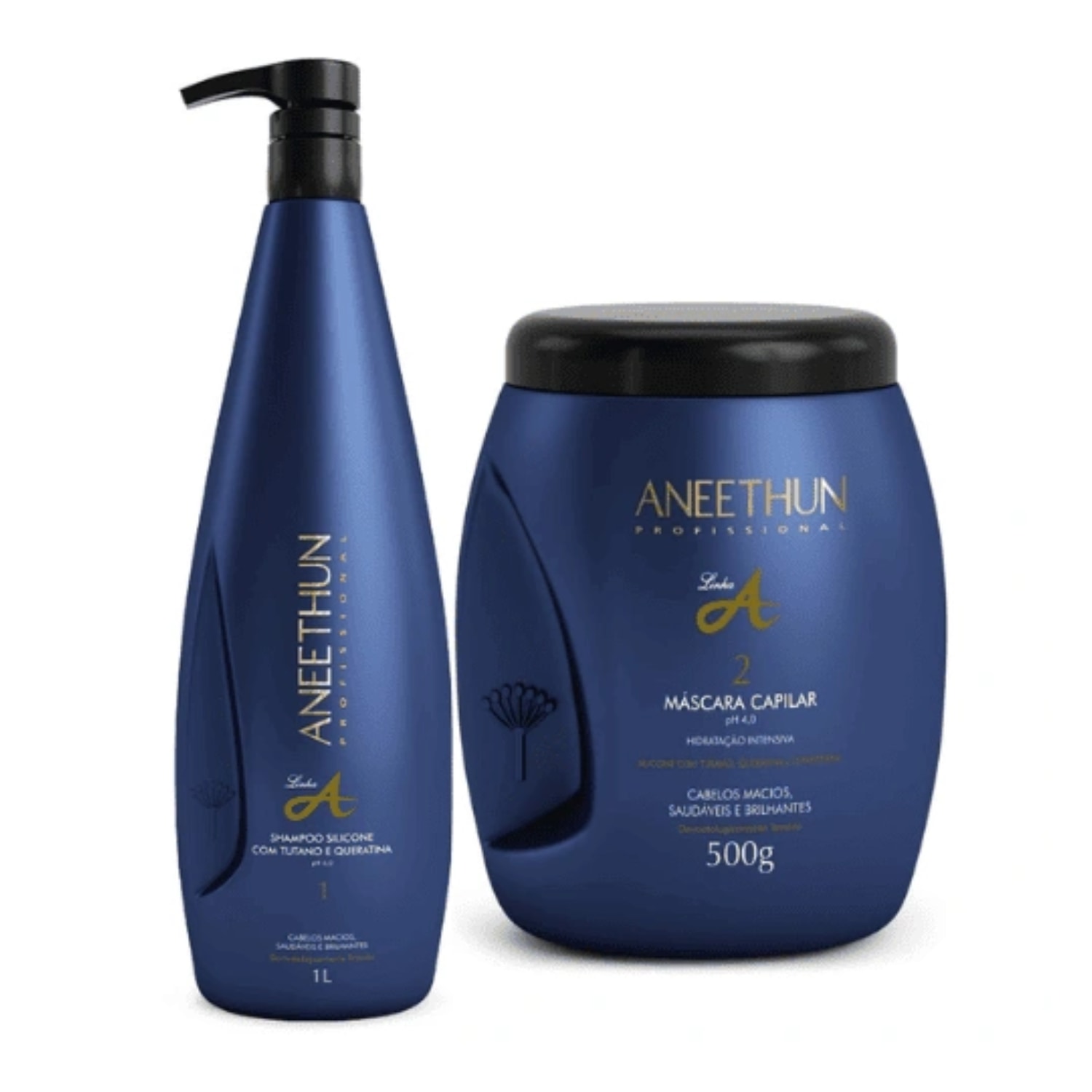Aneethun - Linha A - Kit Shampoo 1 L + Mascara 500G