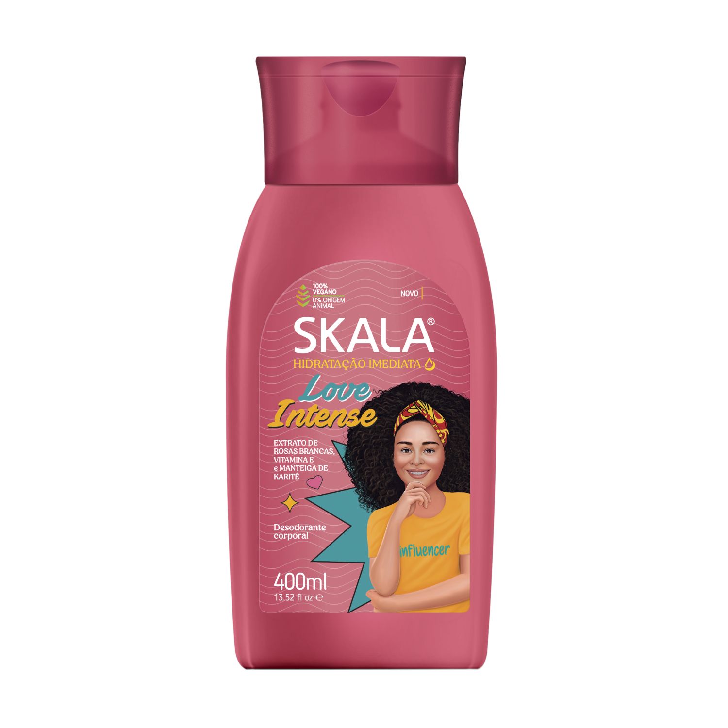 Loção Creme Hidratante Corporal Love Intense Skala 400ml