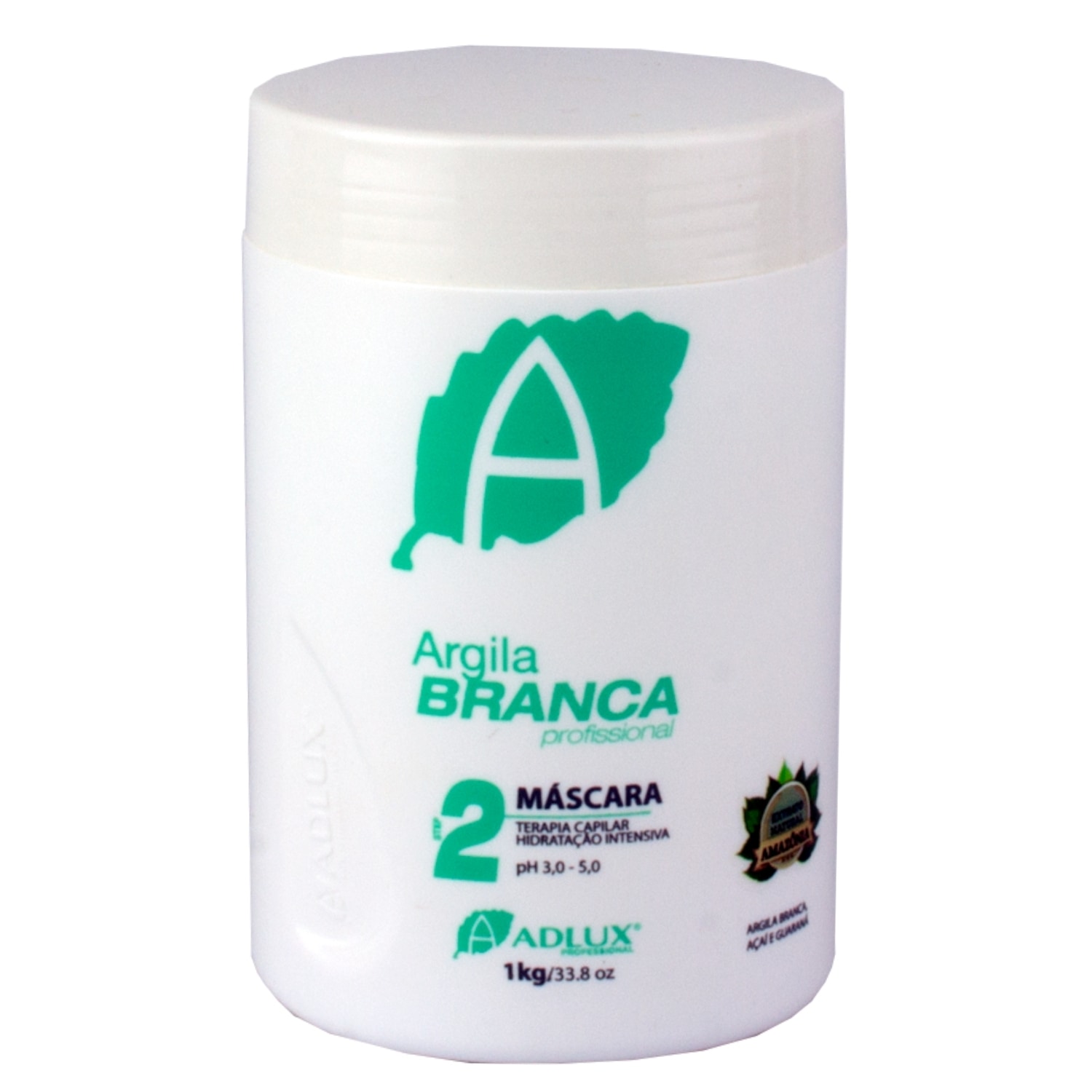 Adlux Cosméticos Argila Branca - Máscara Capilar 1Kg