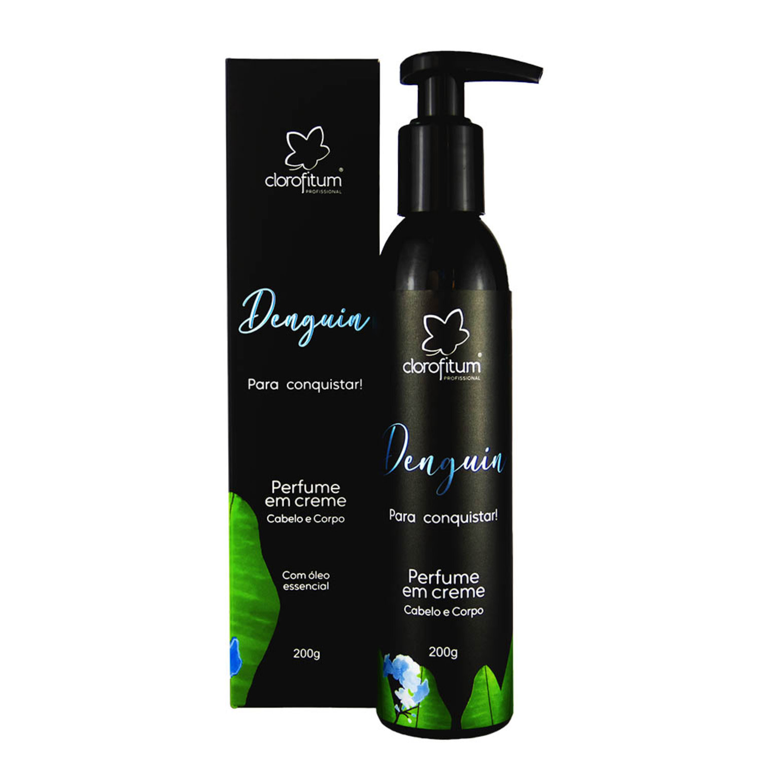Denguin Hidratante Desodorante Perfume em Creme Cabelo e Corpo 200g