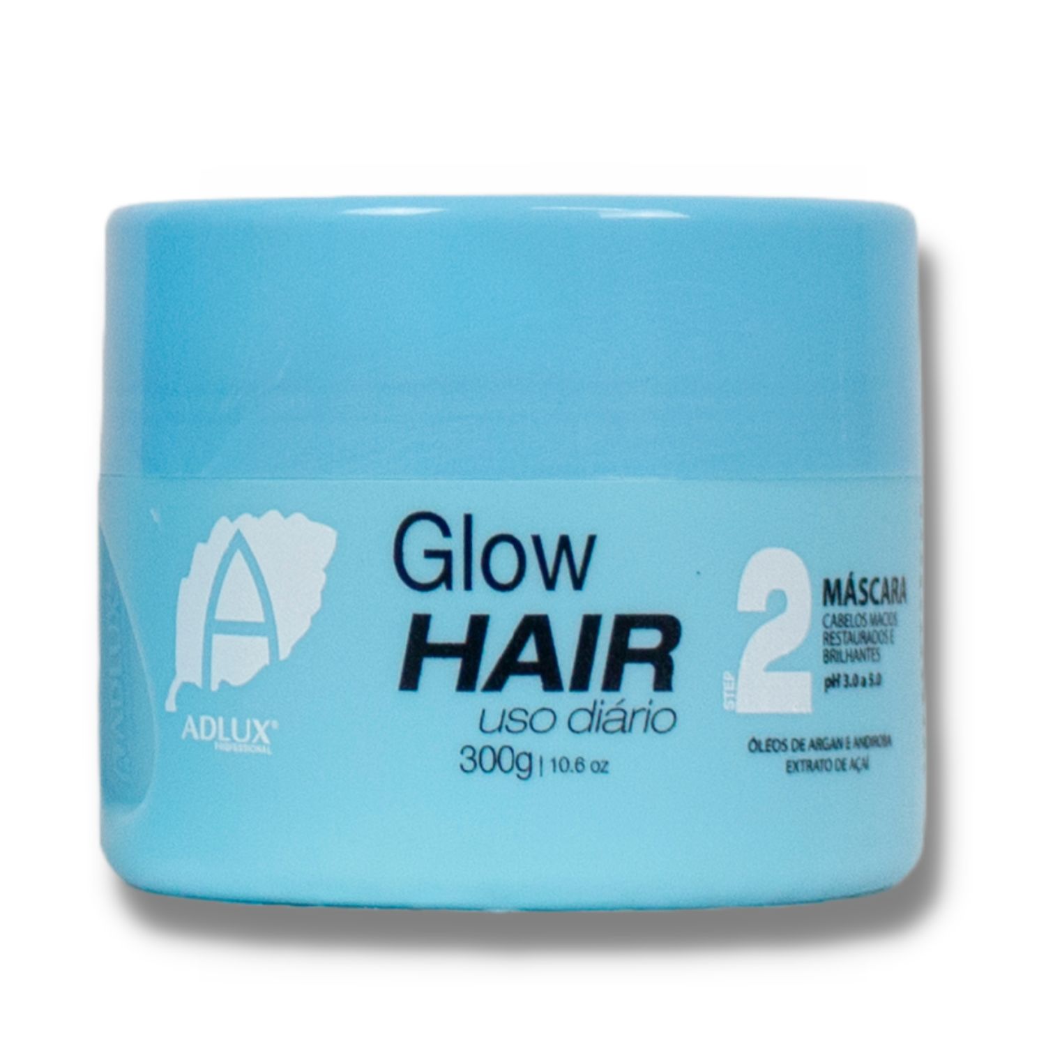 Adlux Cosméticos Glow Hair - Máscara Capilar 300g
