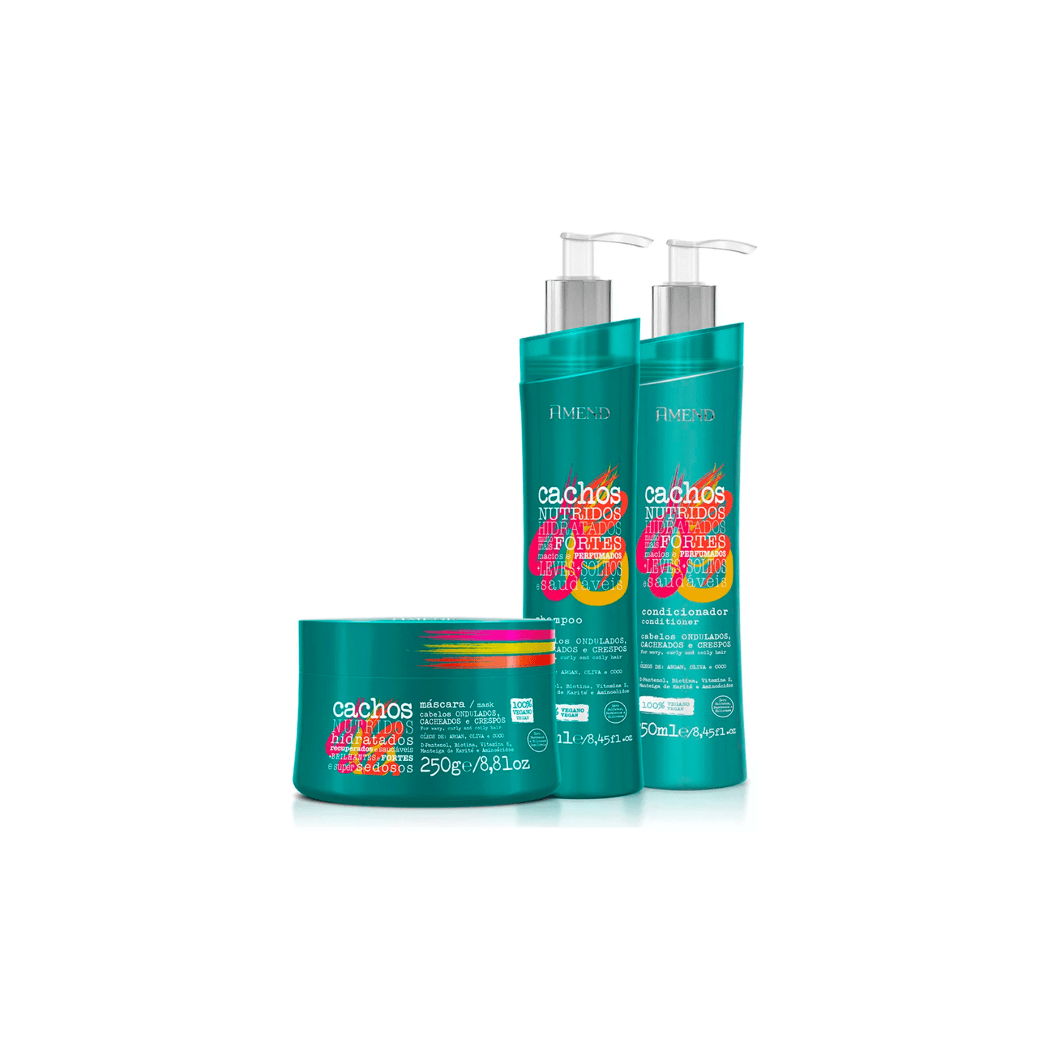 KIT AMEND CACHOS | 3 PRODUTOS