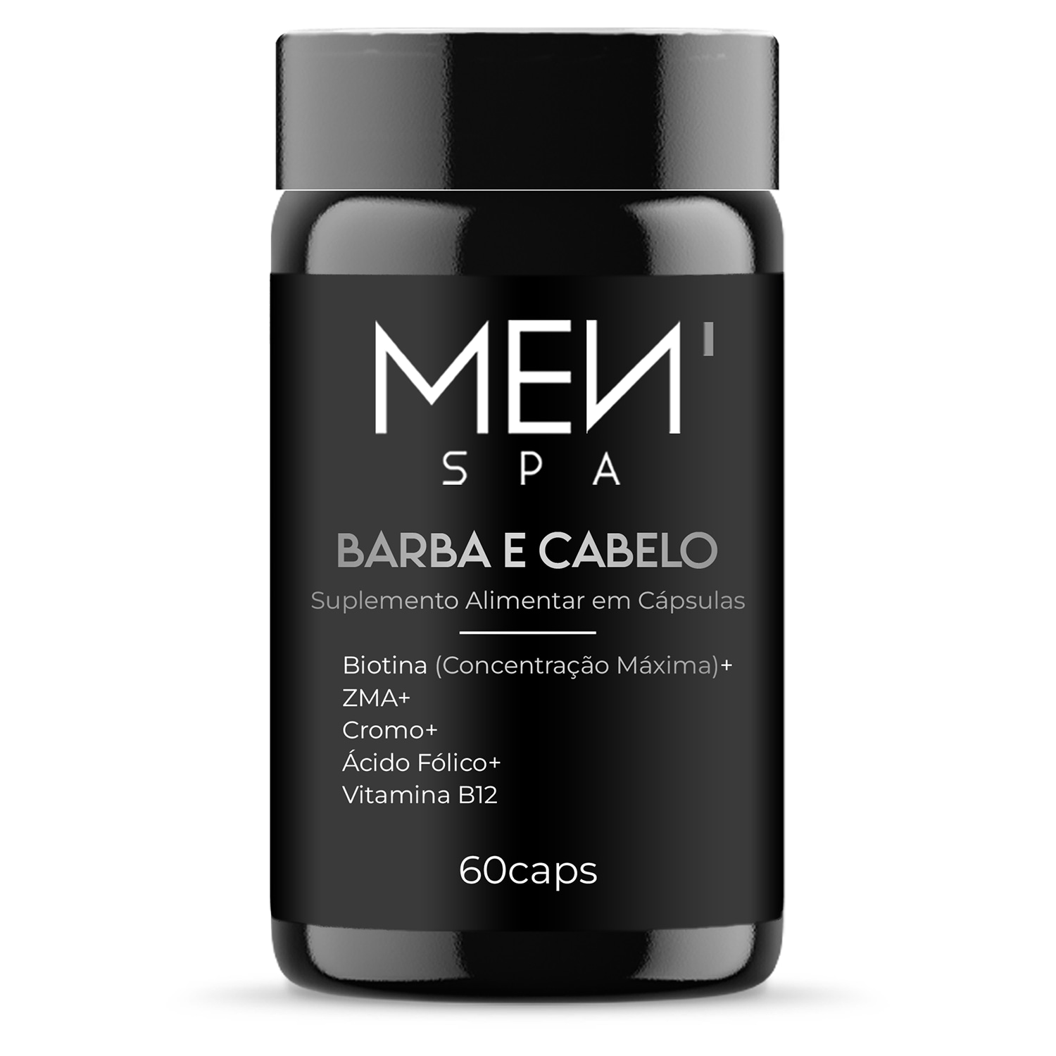 Menspa Barba e Cabelo - Suplemento Alimentar (60 Cápsulas)