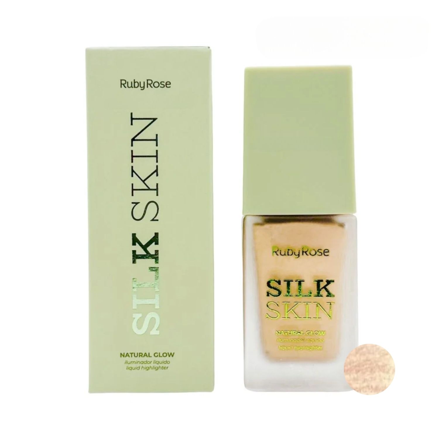 Ruby Rose Silk Skin Natural Glow Moonlight - Iluminador Líquido 24ml