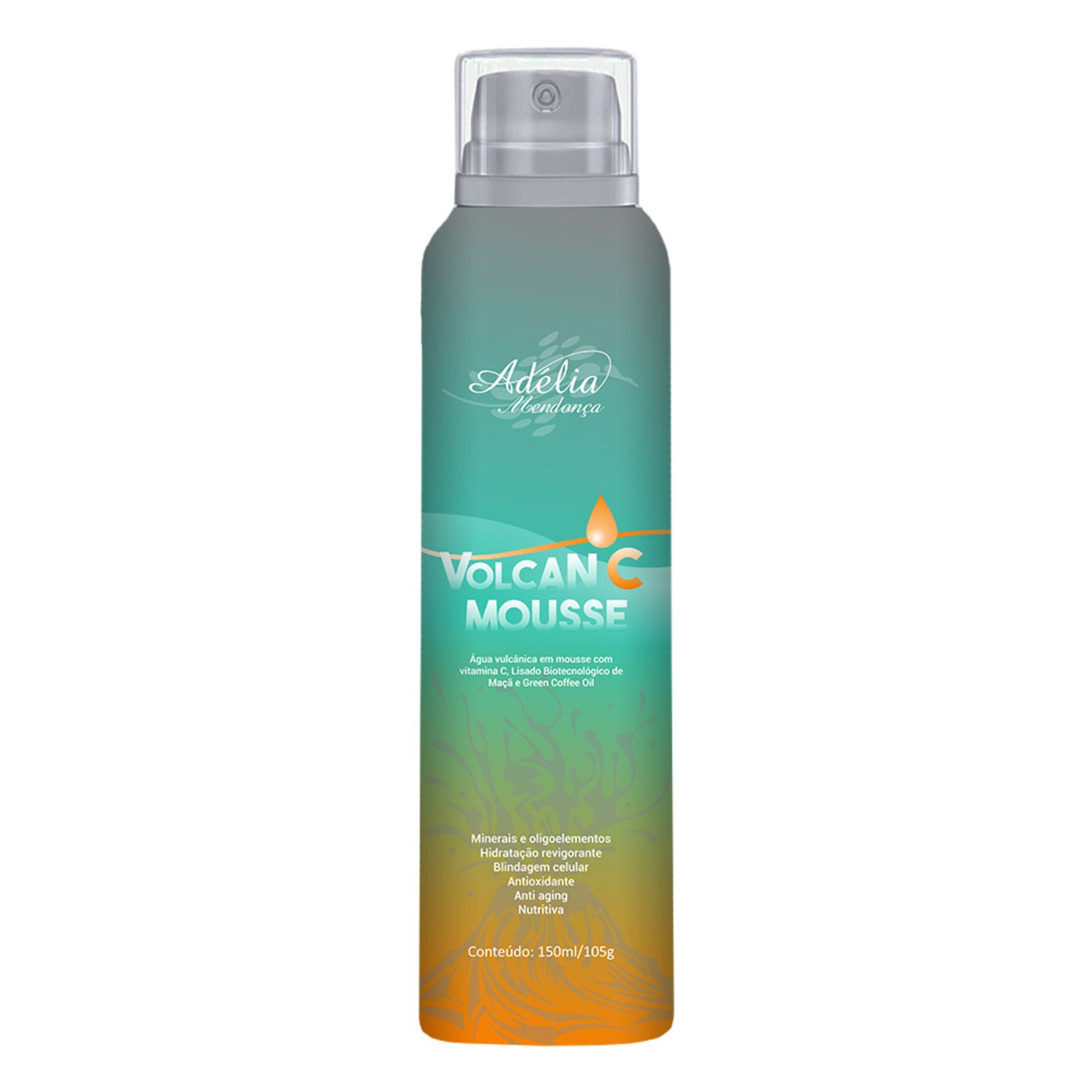 Adélia Mendonça Cosmiatria Volcan C Mousse - Mousse Hidratante Facial 150ml