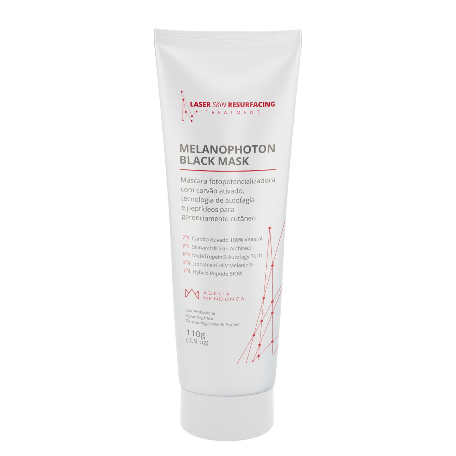 Adélia Mendonça Cosmiatria Melanophoton Black Mask - Máscara Facial 110g