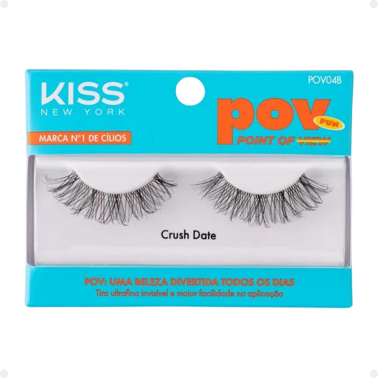 Cílios Postiços Kiss New York Pov Crush Date Pov04b