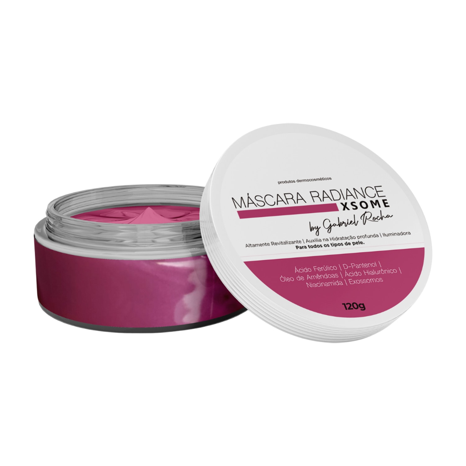 Máscara Radiance Xsome Pink 200g - Dermare