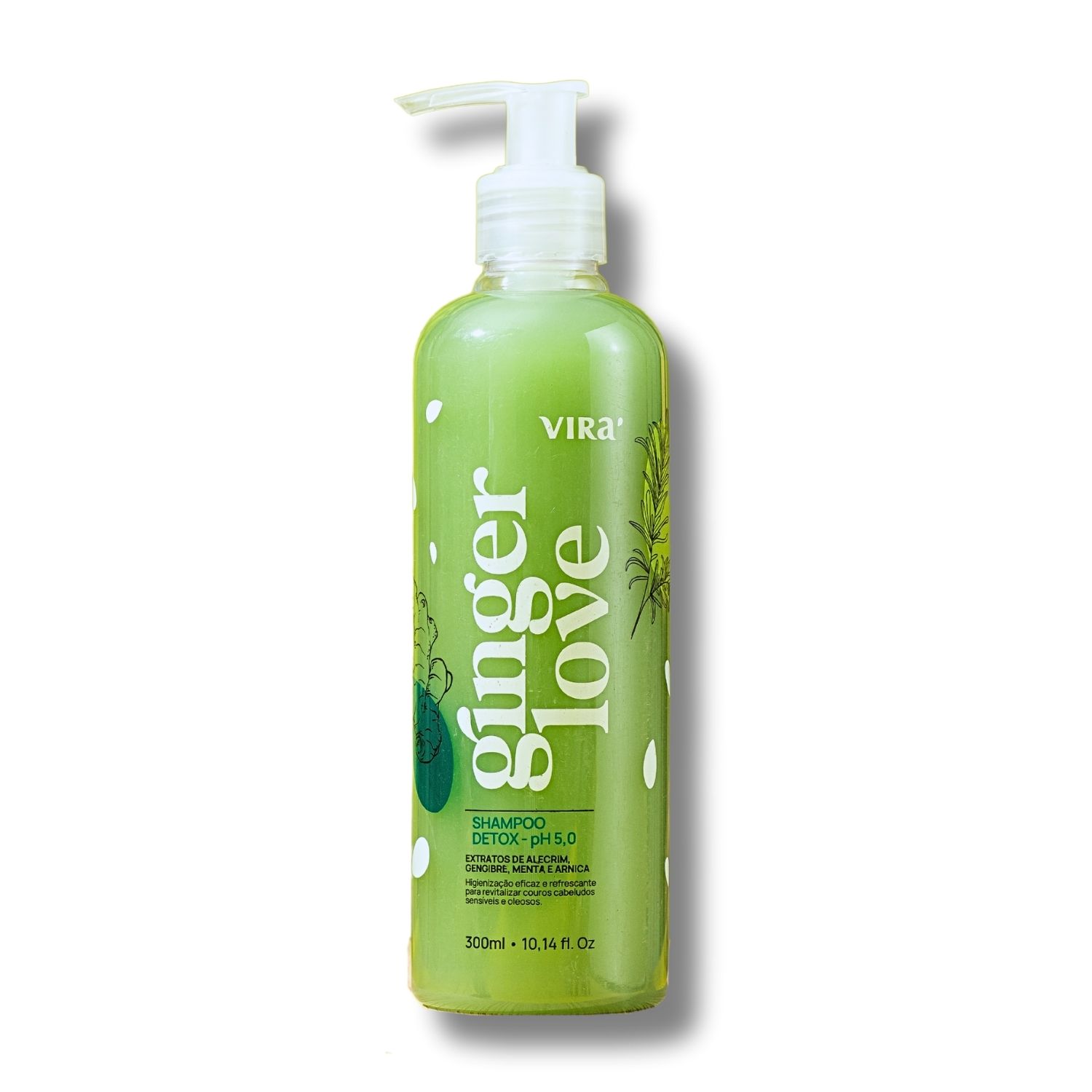 Virá Cosméticos Ginger Love - Shampoo Detox 300ml