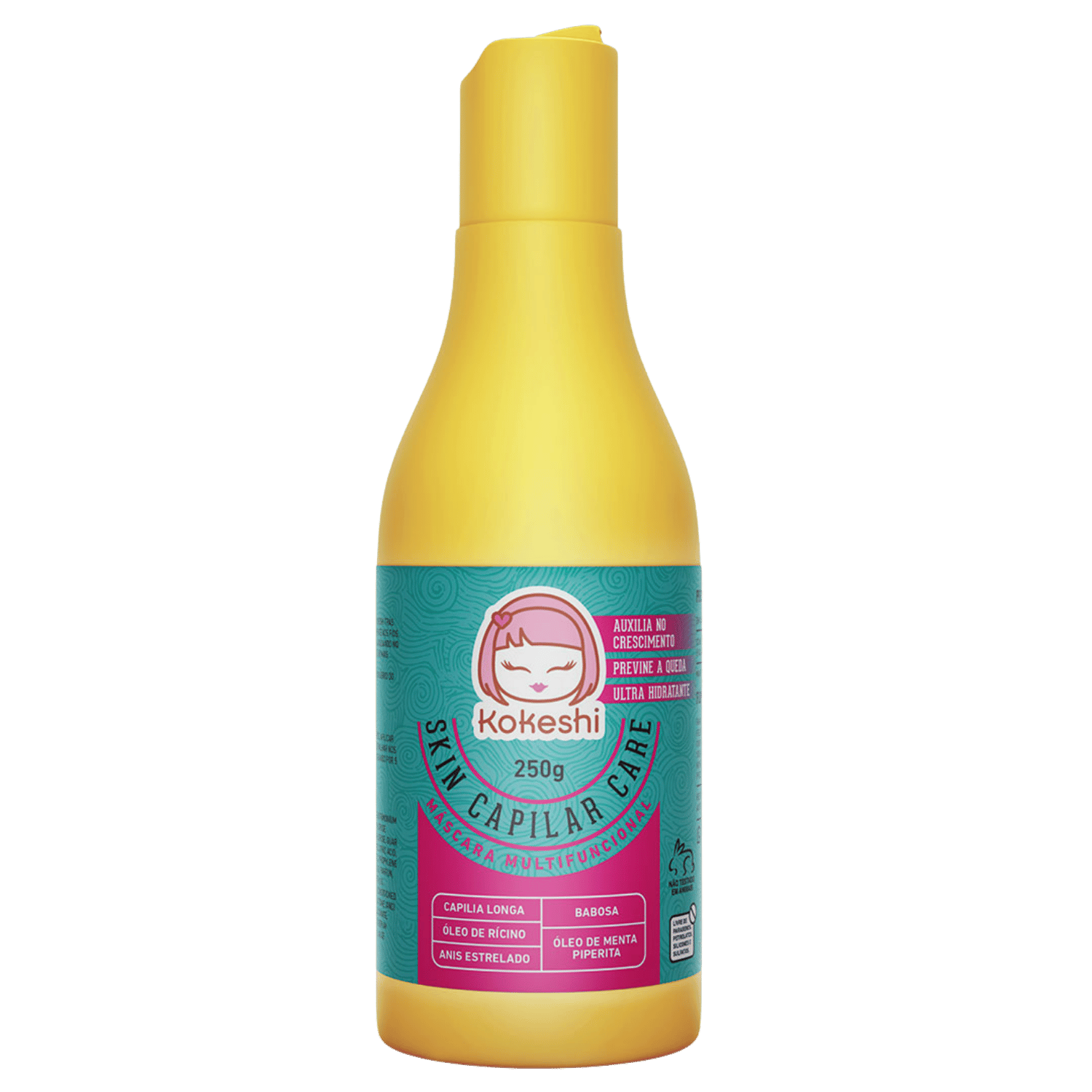 Máscara Skin Capilar Antiqueda Crescimento Hidrata Kokeshi
