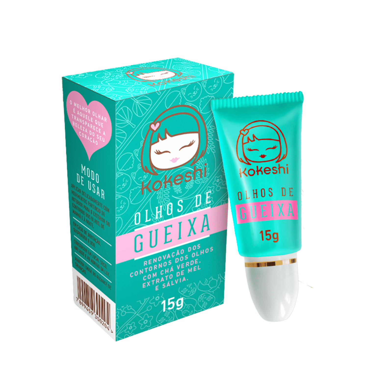 Hidratante Área Dos Olhos Renovador Olhos De Gueixa Kokeshi