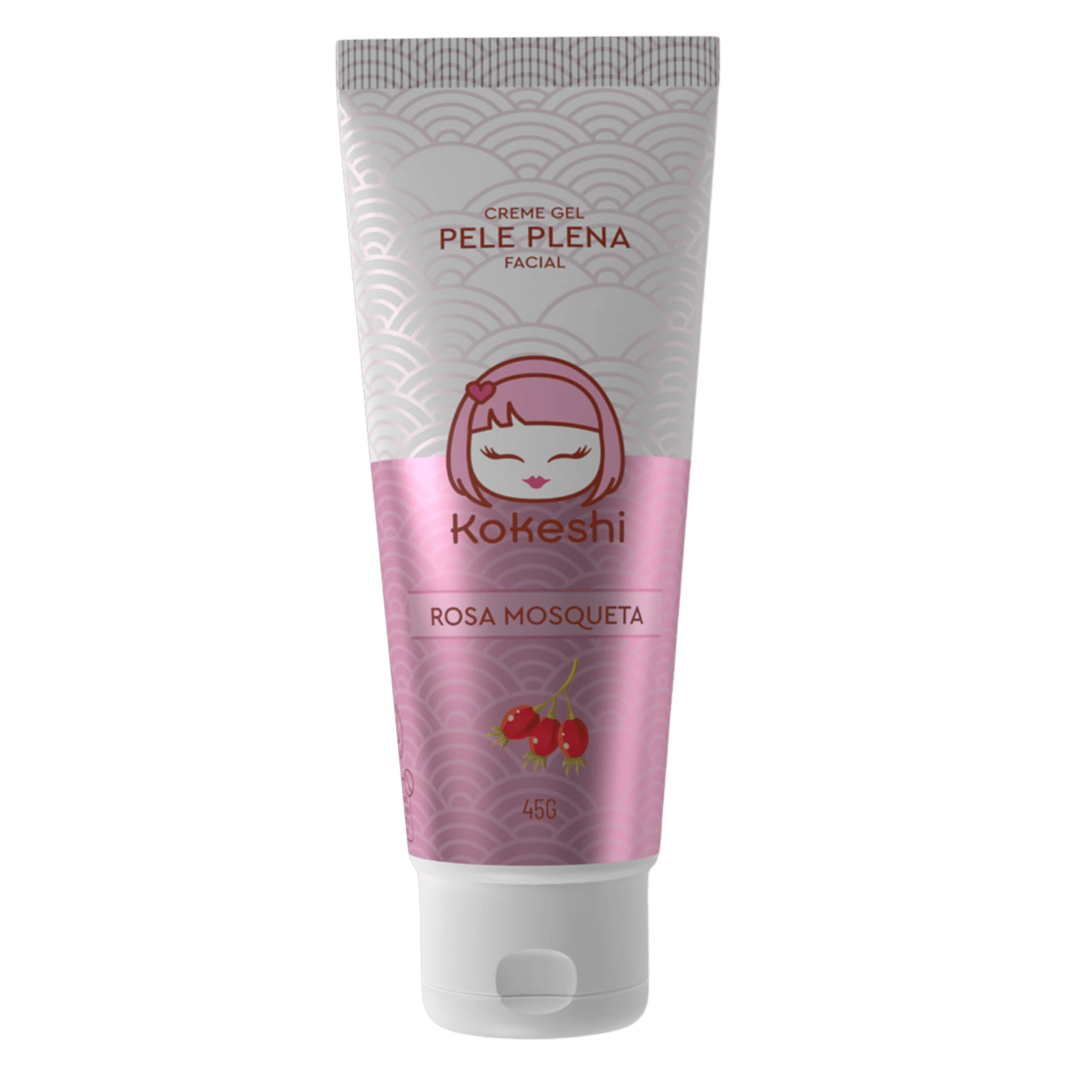 Creme Gel Facial Pele Plena Kokeshi Antienvelhecimento 45g