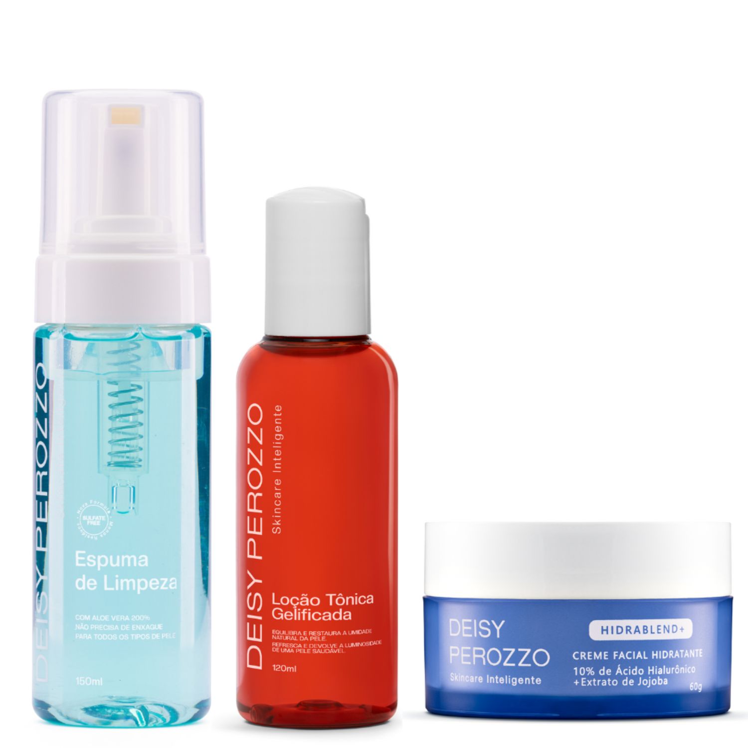 Kit Pele Mista Deisy Perozzo | Equilíbrio e Hidratação