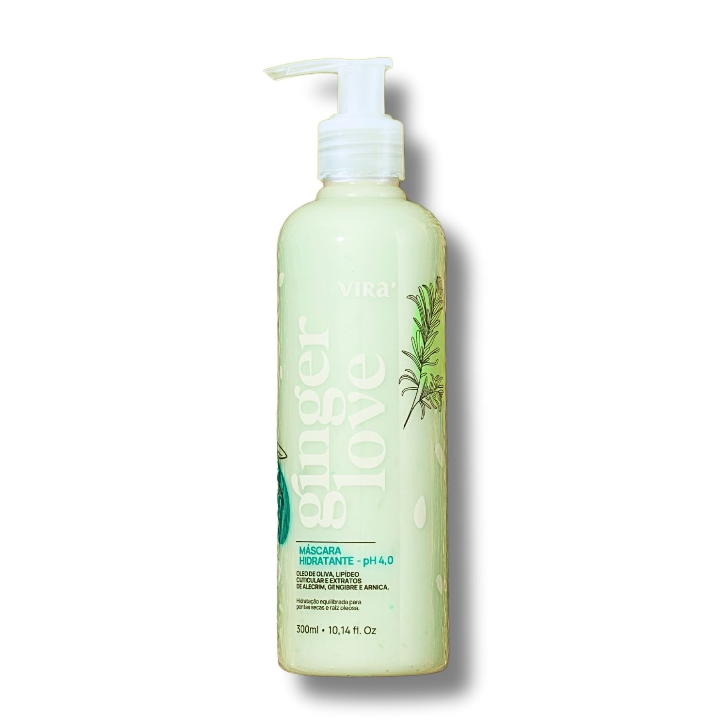 Virá Cosméticos Ginger Love - Máscara Hidratante 300ml