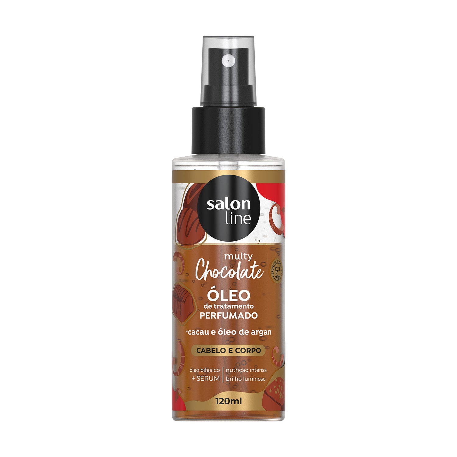 Óleo Perfumado Cabelo e Corpo Multy Chocolate 120ml