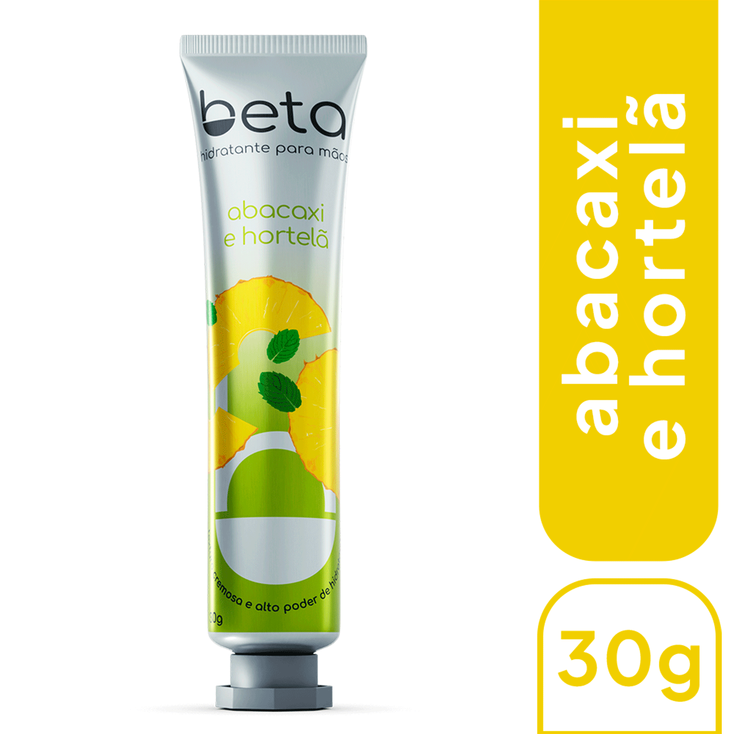 Creme Hidratante Para As Mãos Beta - Abacaxi E Hortelã - 30g