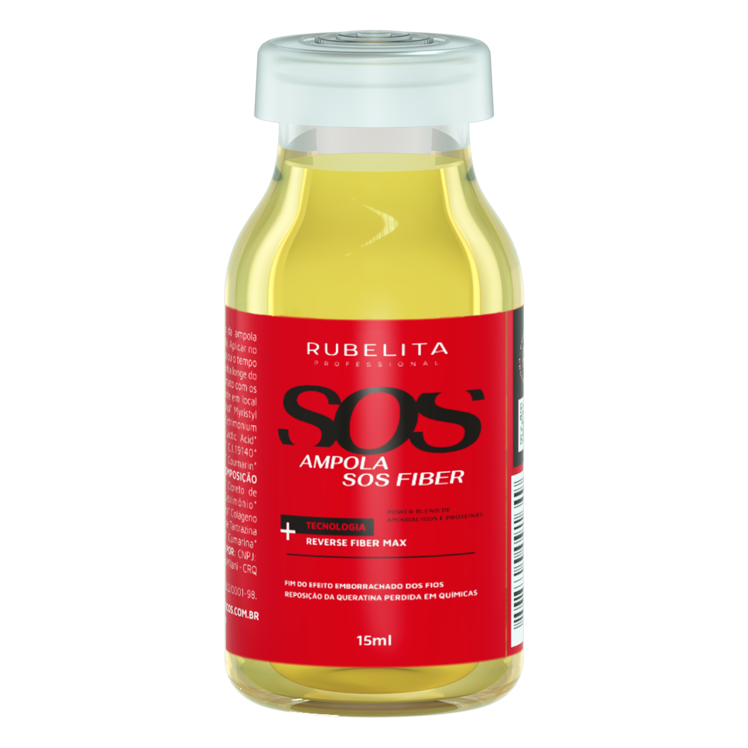 Rubelita Professional SOS Fiber - Ampola Capilar 15ml