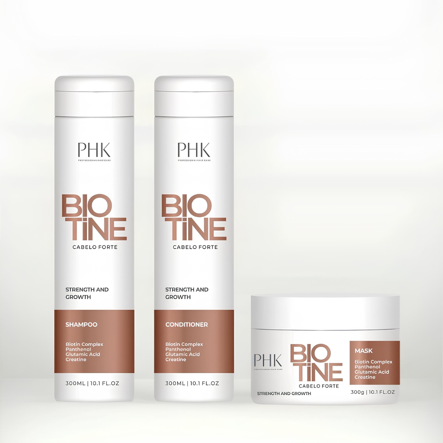 Kit PHK Professional Hair Biotine Trio (3 Produtos)