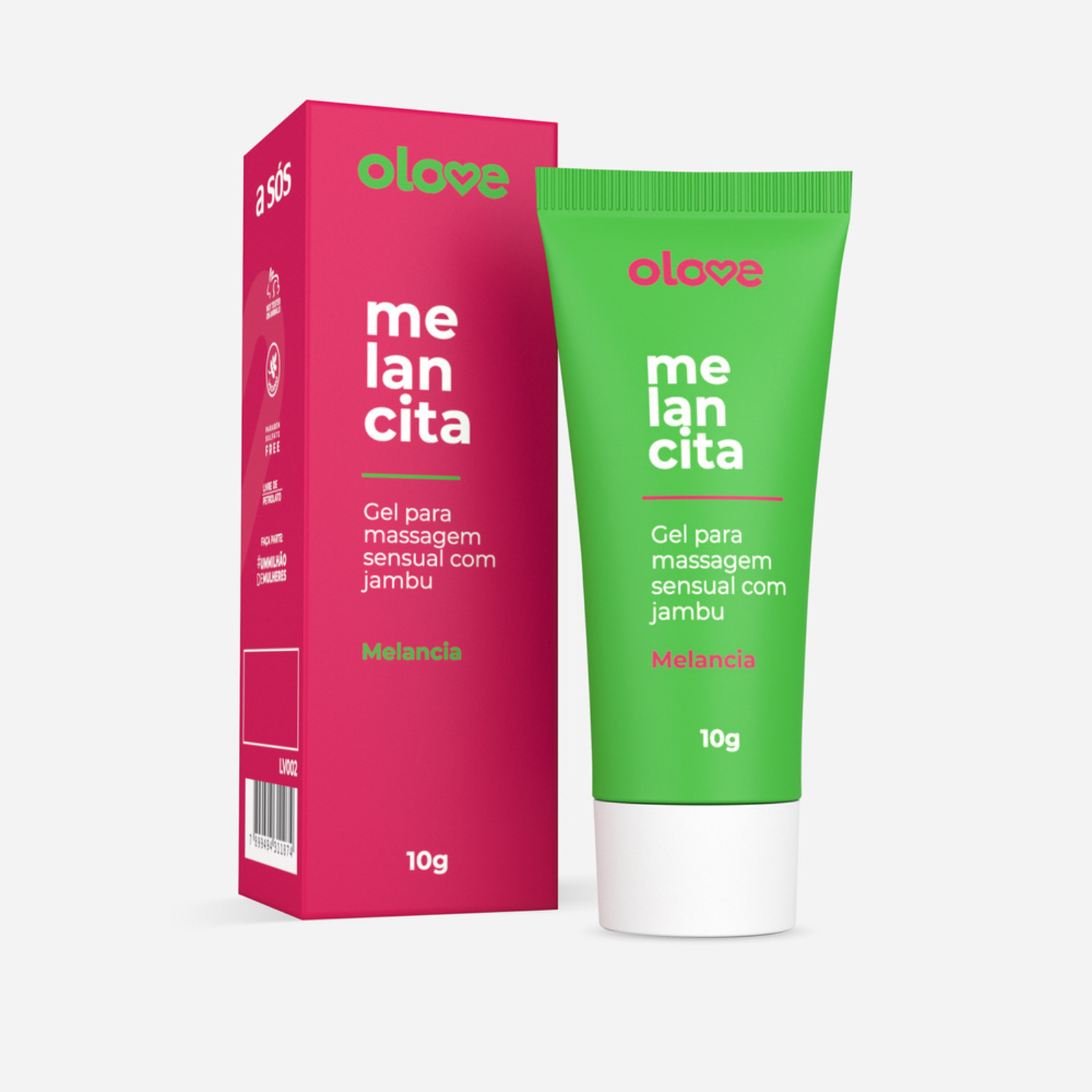 Gel Excitante Olove Beijável Melancita - 10 g