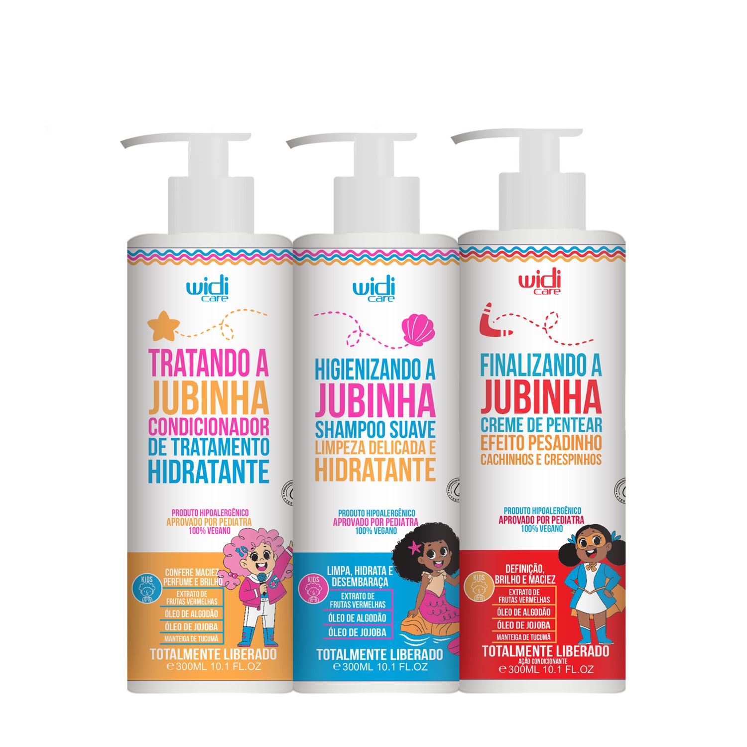 Kit Widi Care Jubinha Trio Power (3 Produtos)