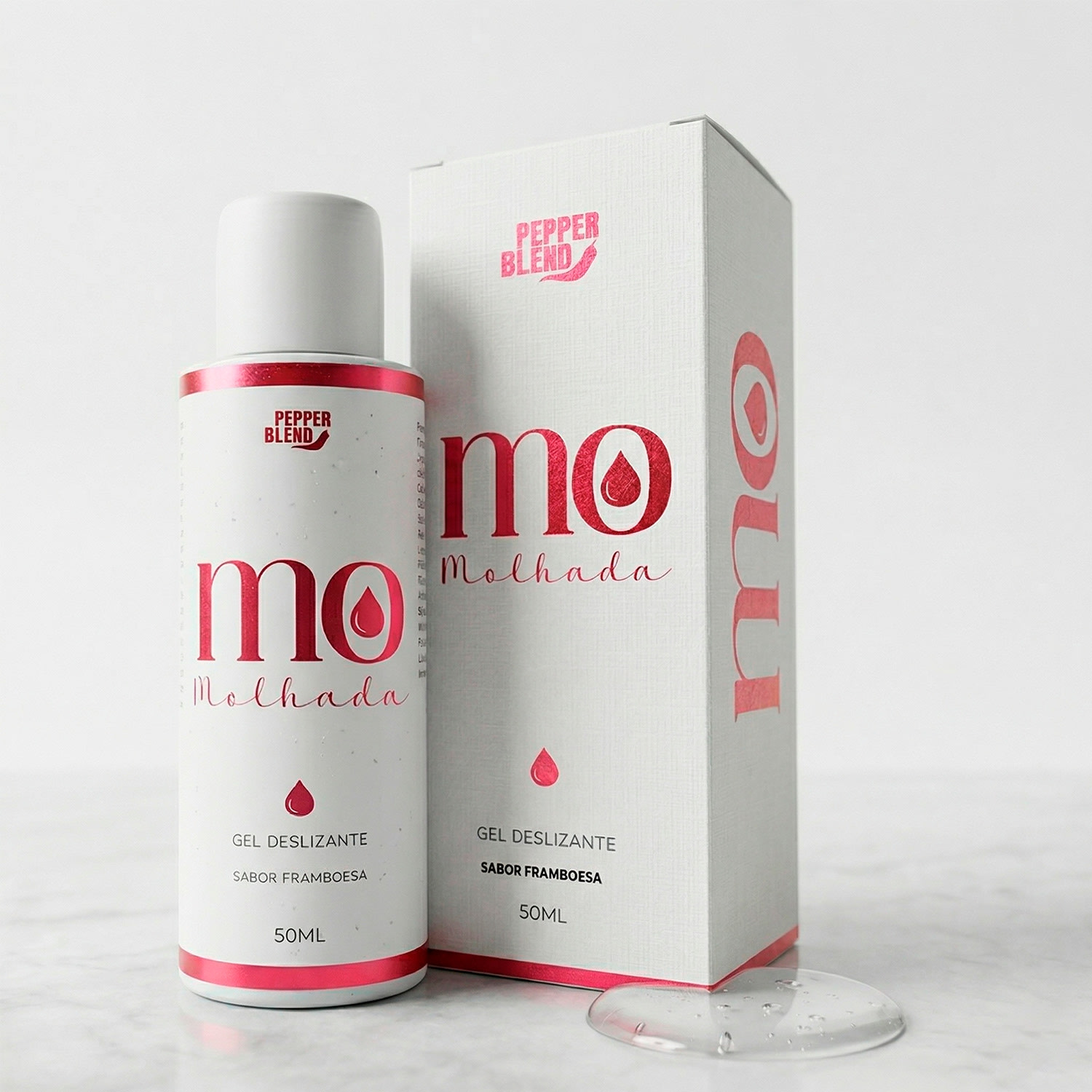 Gel Deslizante Íntimo Mô Molhada Premium Hidratação com Aloe Vera e Rosa Mosqueta