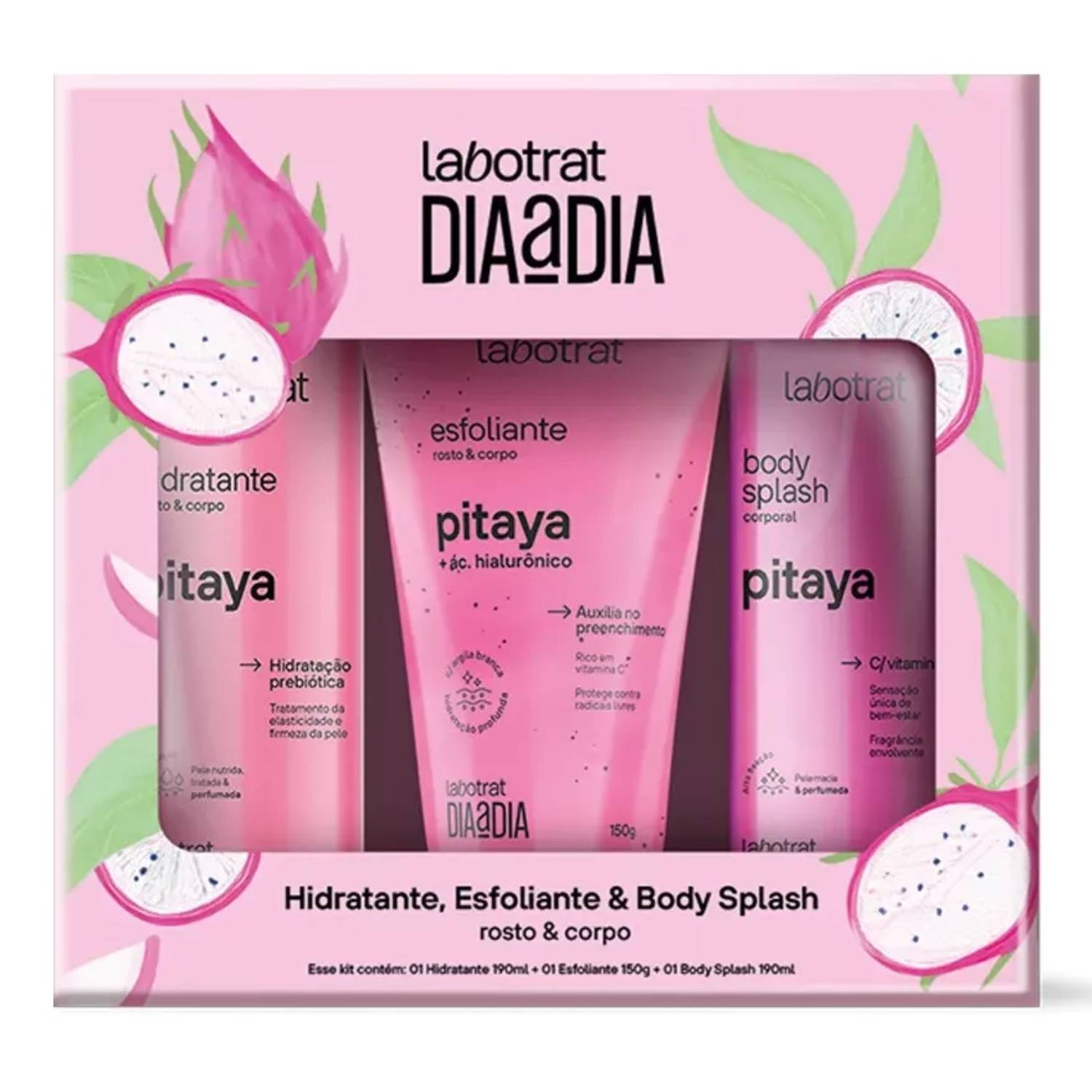 PACK DIA A DIA C/ 3 ITENS PITAYA - LABOTRAT
