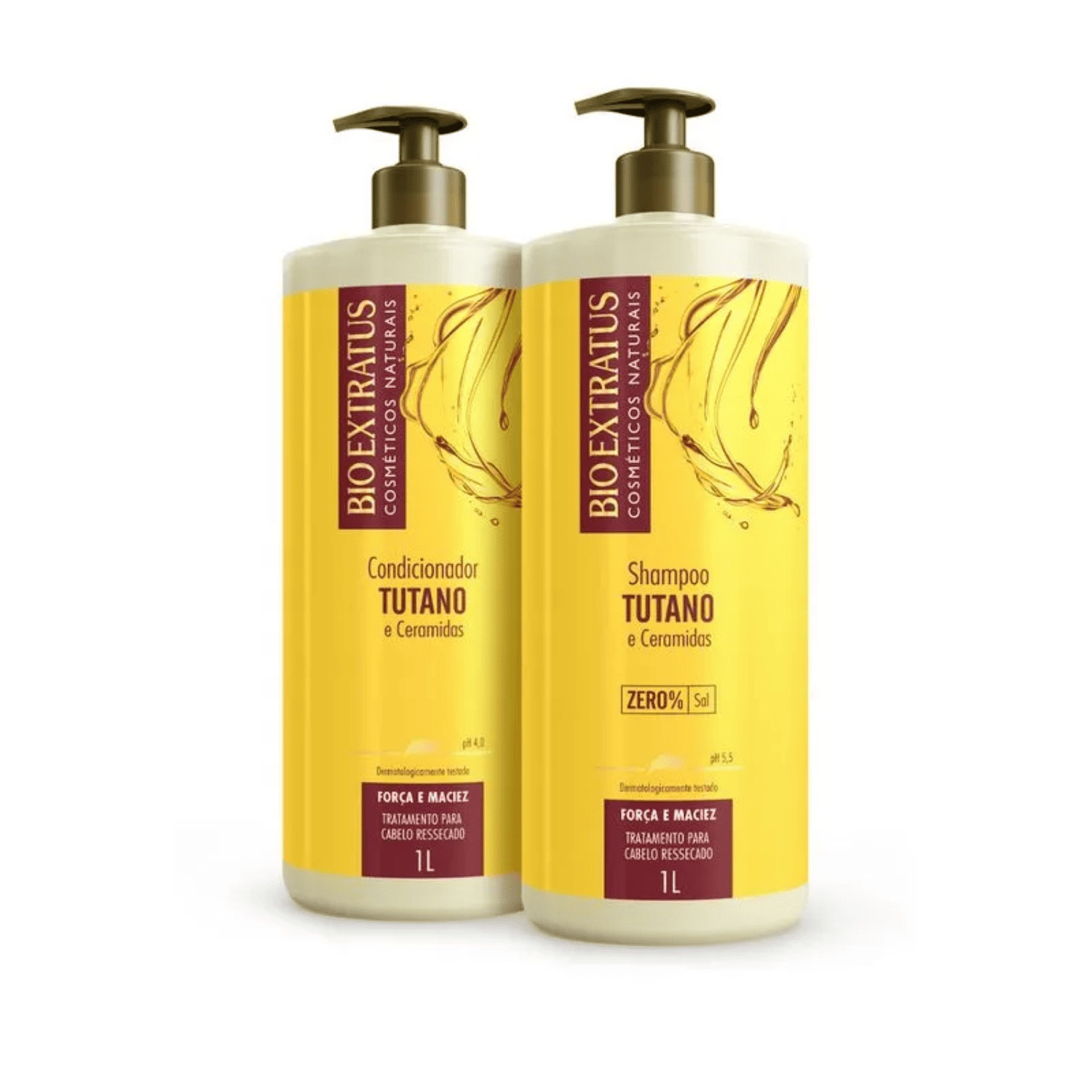 Kit Shampoo E Condicionador Tutano 1Lt - Bio Extratus