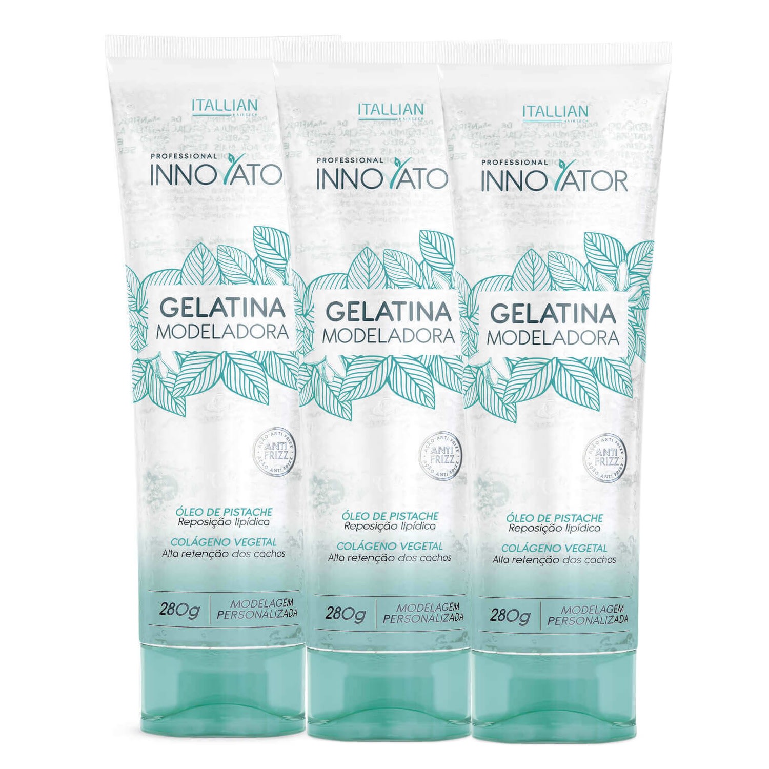 Kit Itallian Hairtech Innovator - Gelatina Modeladora (3 Unidades)