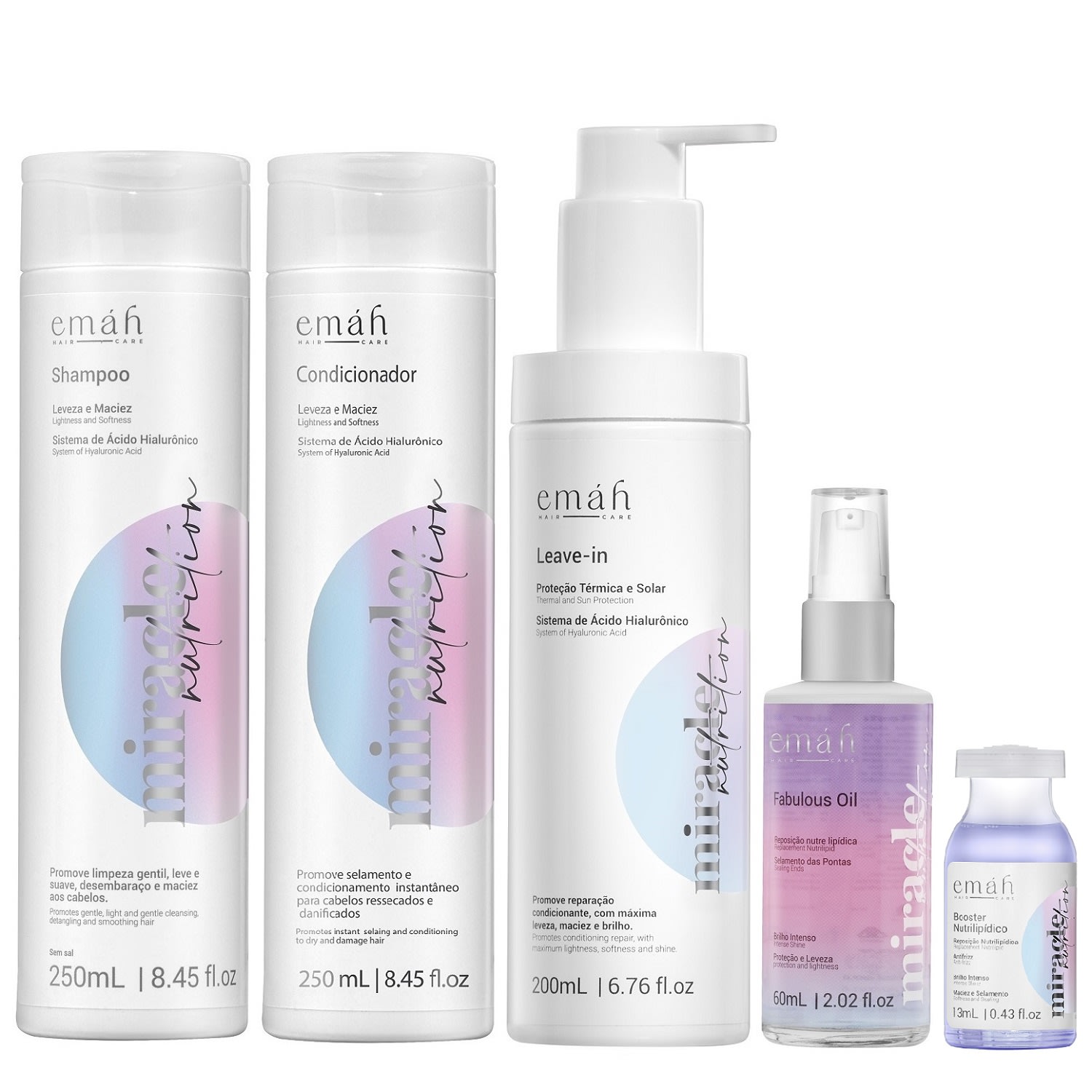 Kit Emáh Miracle Nutrition Power (5 Produtos)