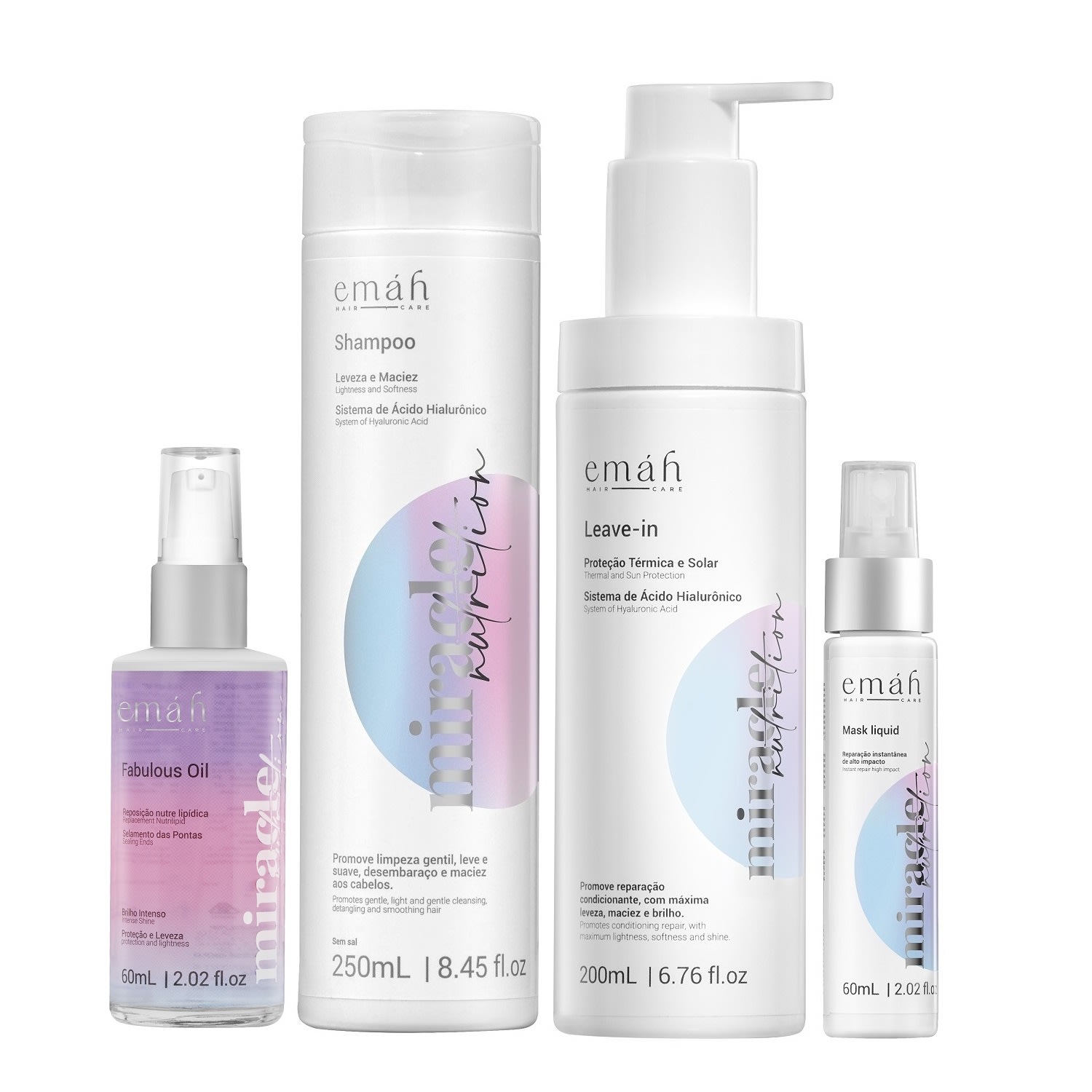 Kit Emáh Miracle Nutrition 11 (4 Produtos)
