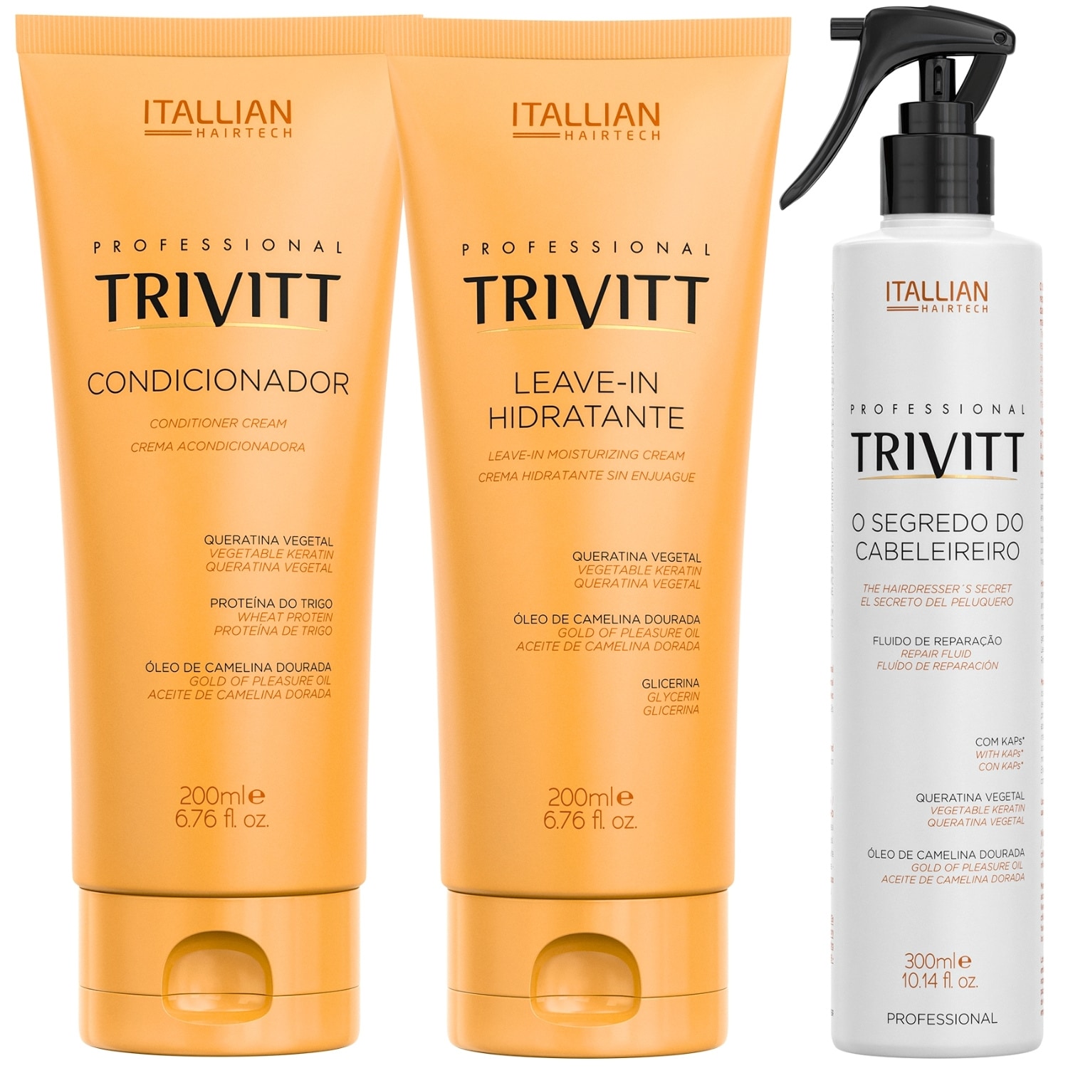 KIT SEGREDO DO CABELEIREIRO CONDICIONADOR E LEAVE-IN TRIVITT