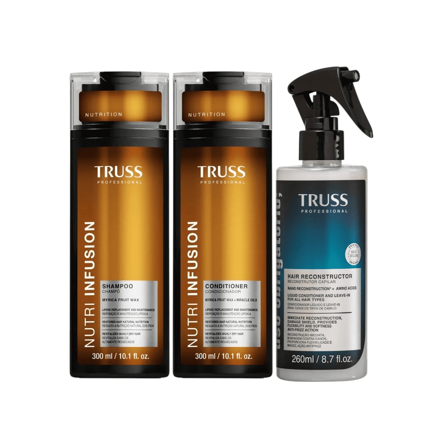 Kit Truss Nutri Infusion Uso Obrigatório (3 Produtos)