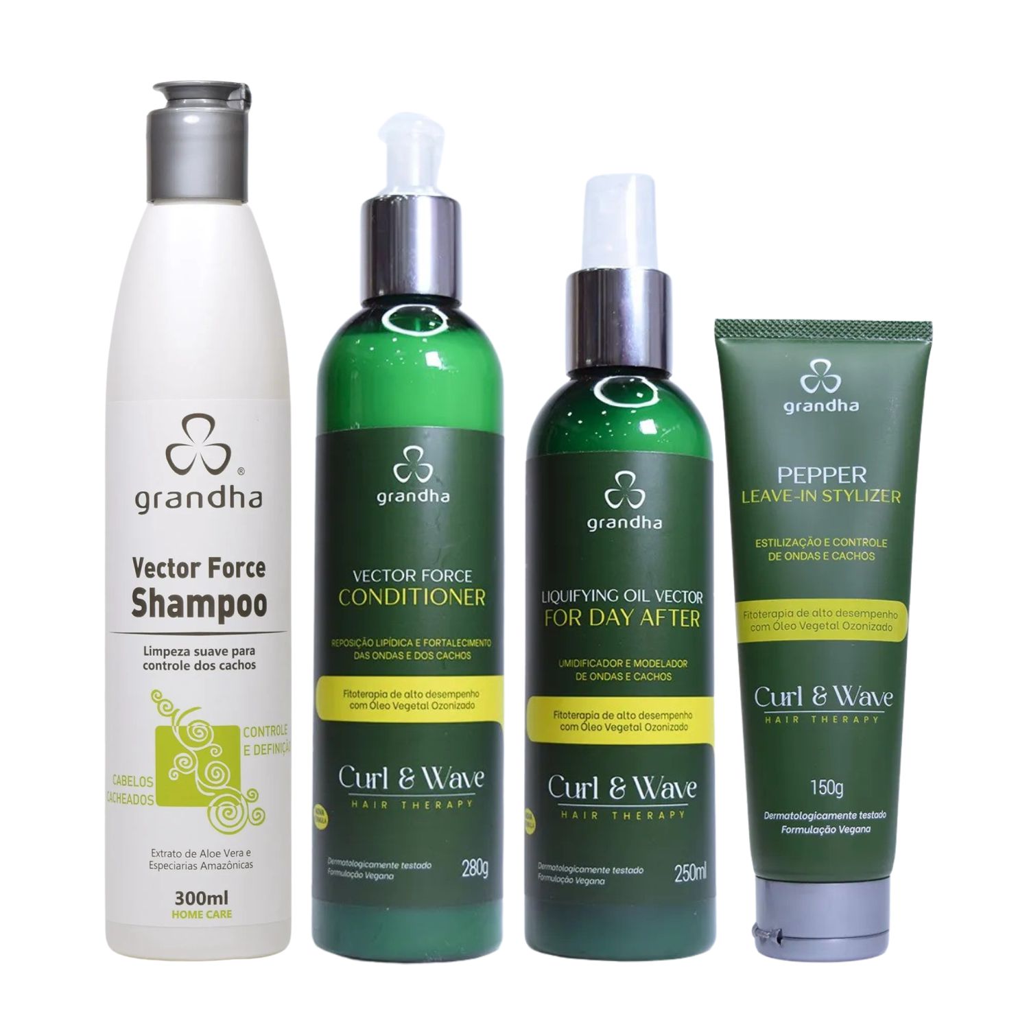 Shampoo AF+Condicionador+Leave-in+Liquifying Curl & Wave