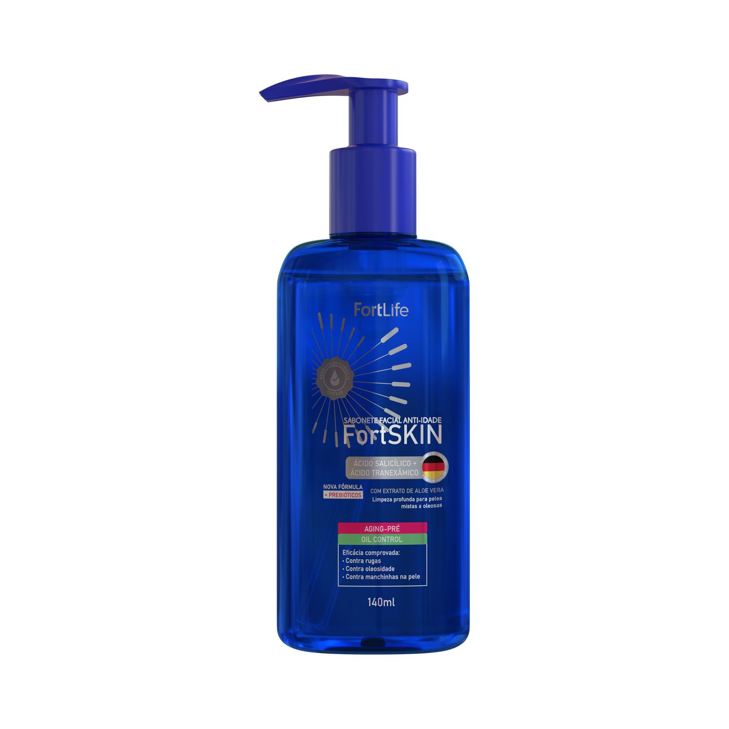 FortLife Pharma FortSkin Aging-Pré - Sabonete Facial em Gel 140ml
