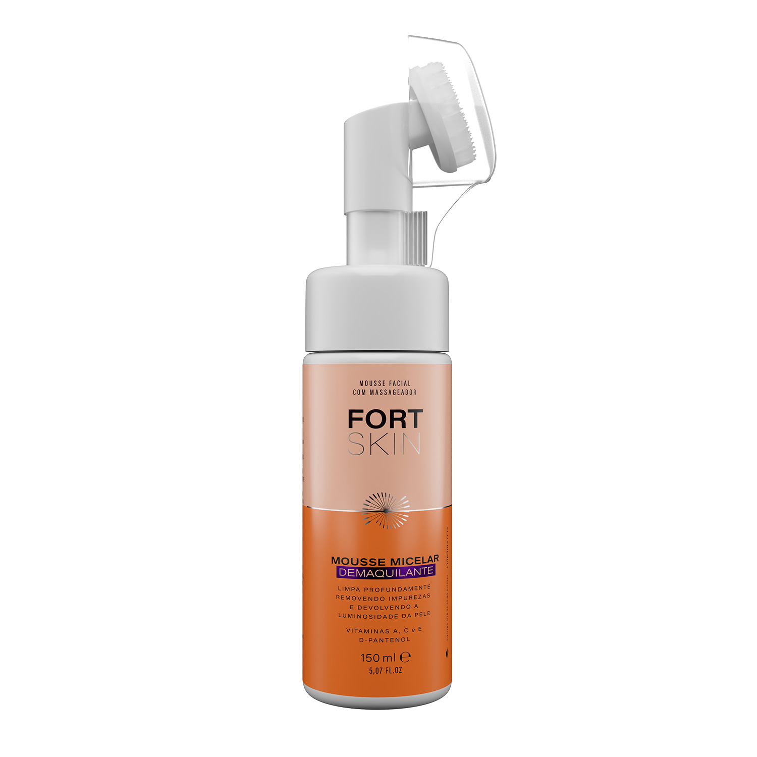 FortLife Pharma FortSkin Demaquilante - Espuma de Limpeza Micelar 150ml