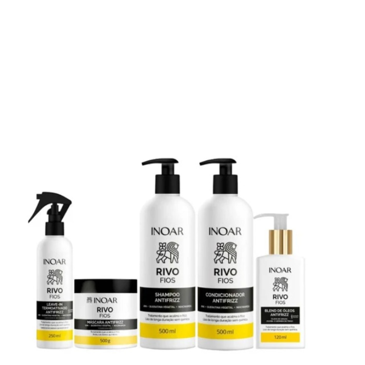 Inoar Kit Rivo Fio Tratamento Antifrizz