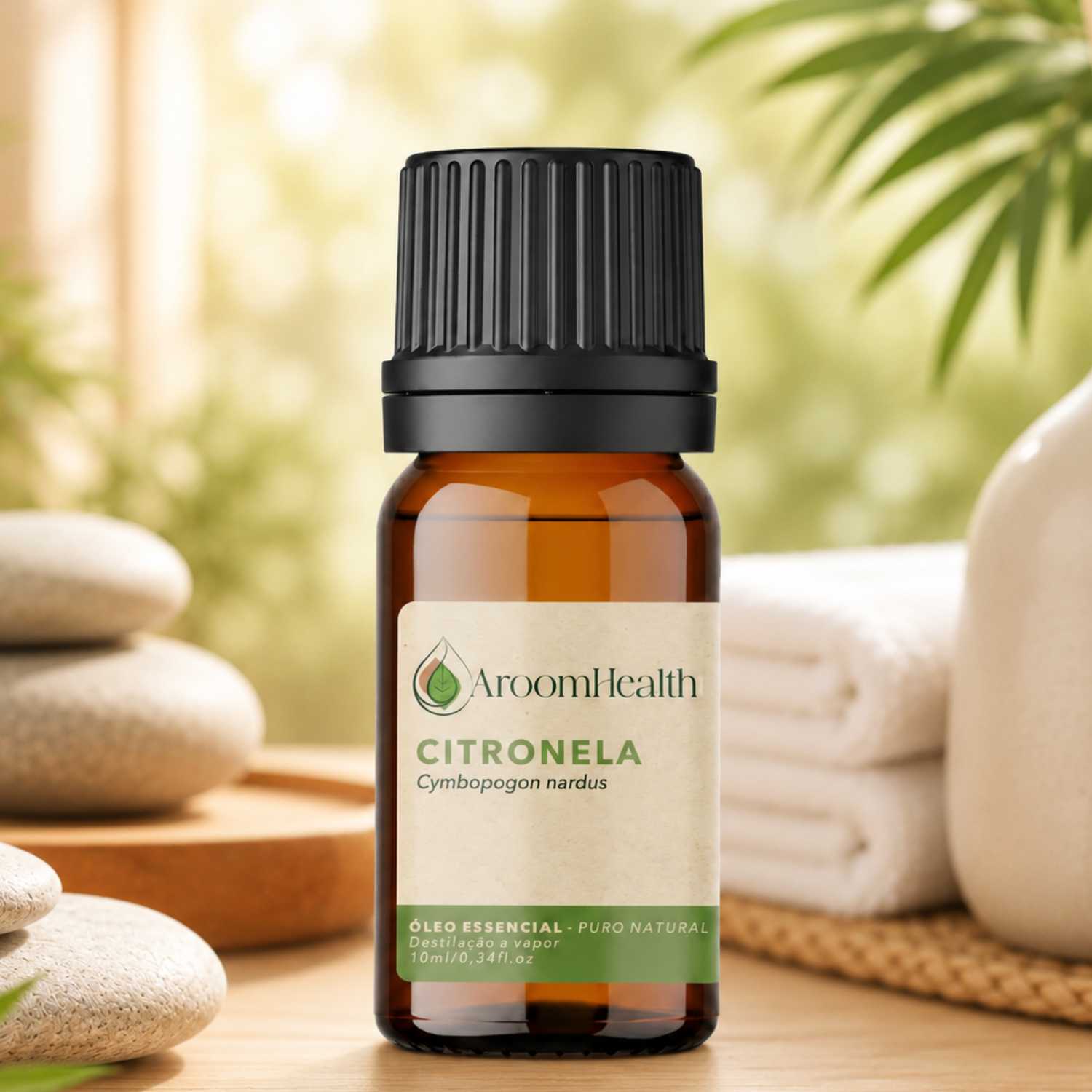 Óleo Essencial Puro Natural de Citronela 10 ml