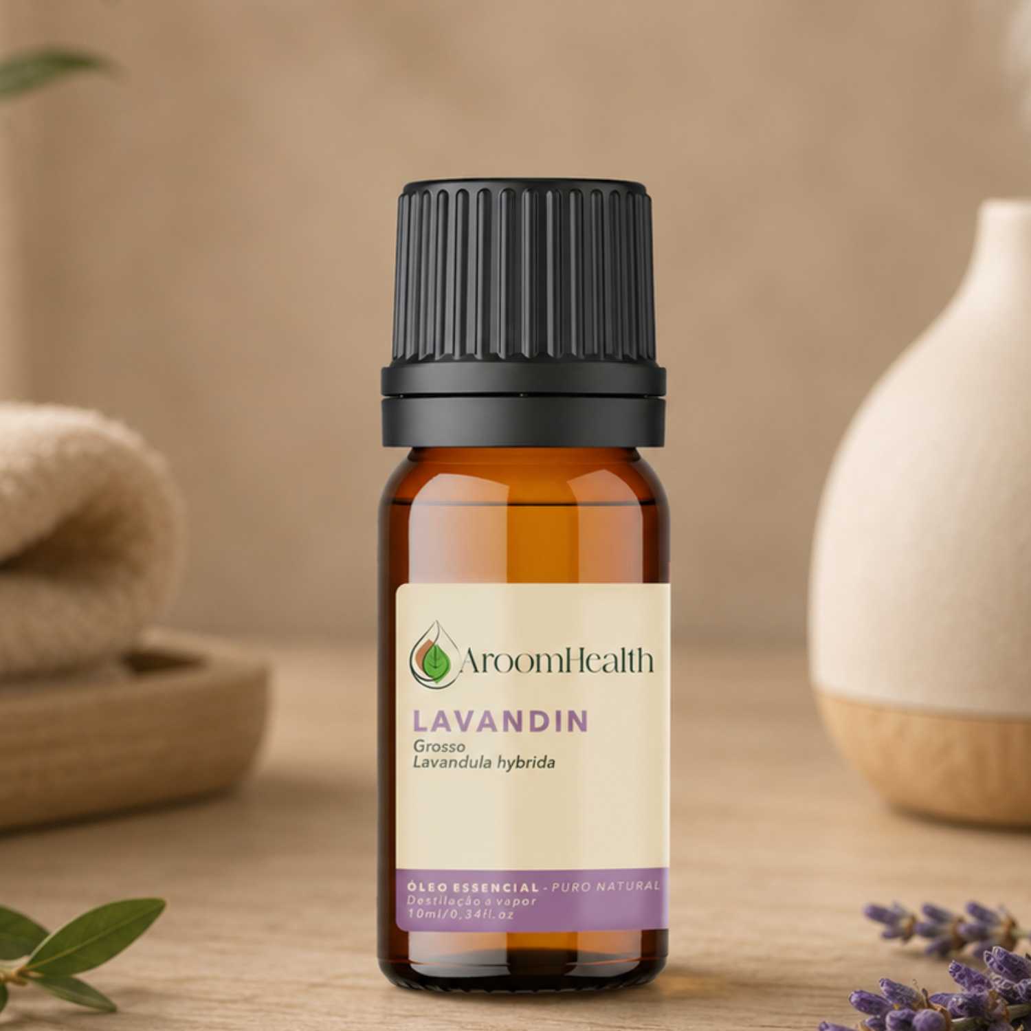 Óleo Essencial Puro Natural de Lavandin Grosso 10 ml