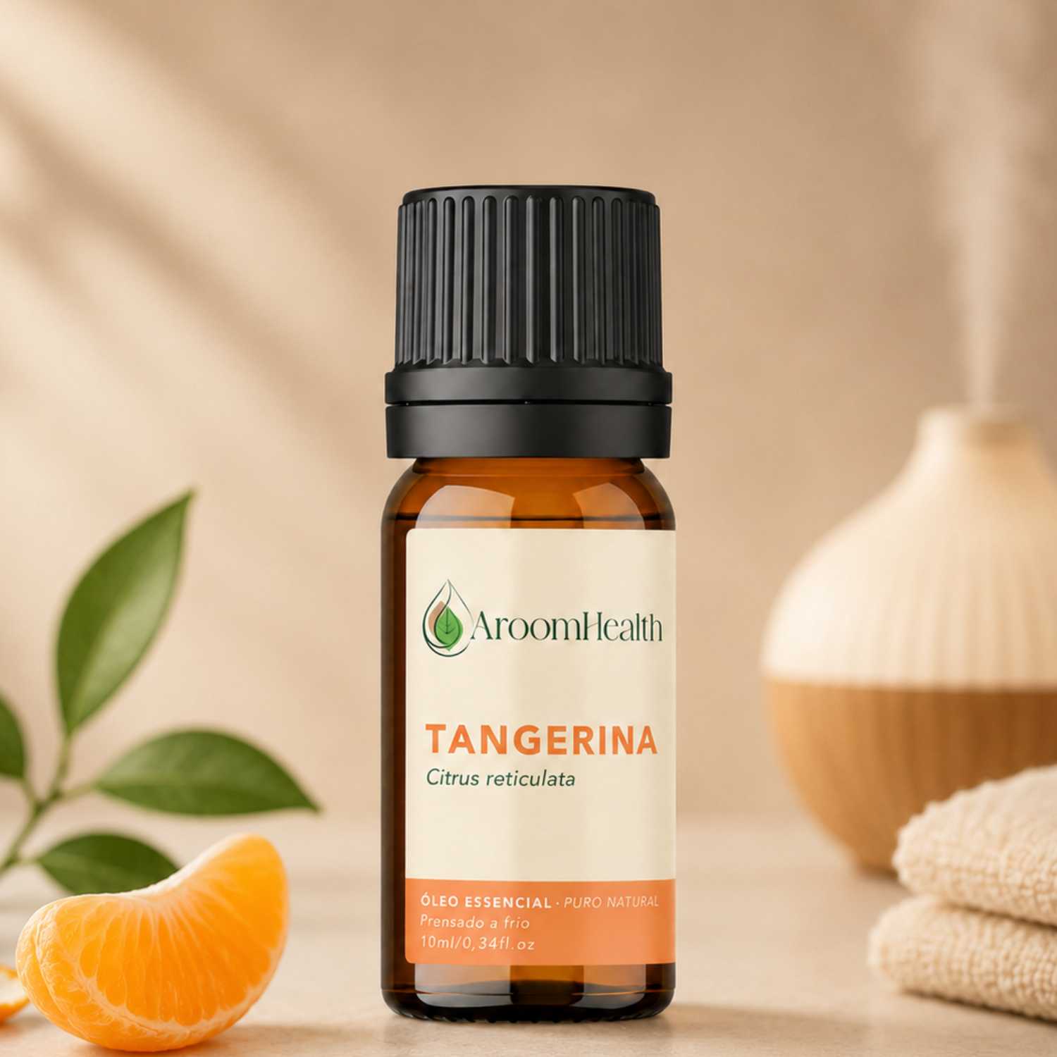Óleo Essencial Puro Natural de Tangerina 10 ml