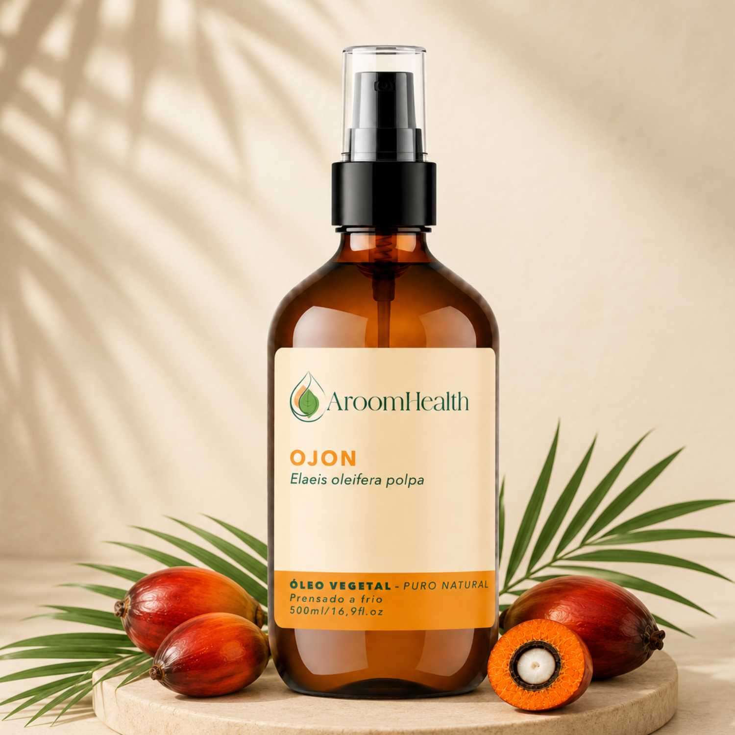 Óleo Vegetal Puro Natural de Ojon Polpa / Batana 500 ml