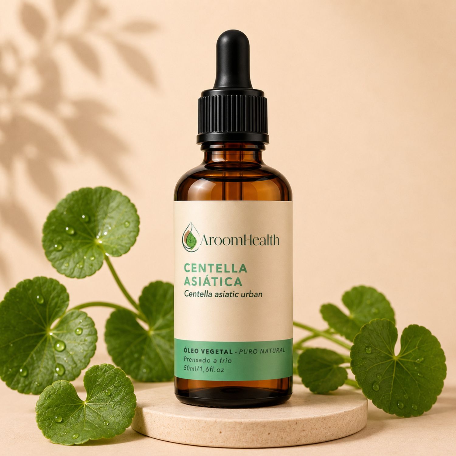 Óleo Vegetal Puro Natural Prensado a Frio de Centella Asiática 50ml