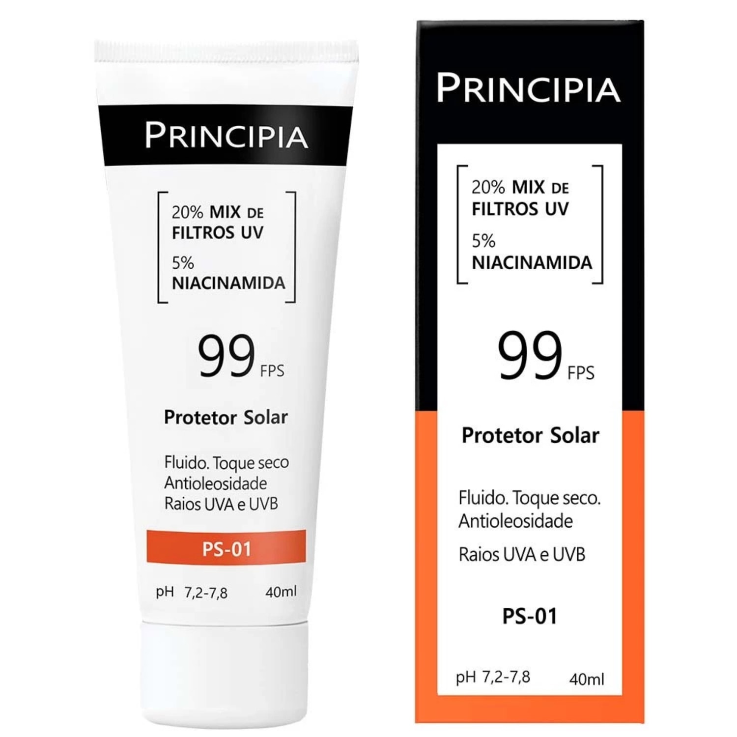 Principia PS-01 FPS 99 - Protetor Solar Facial 40ml