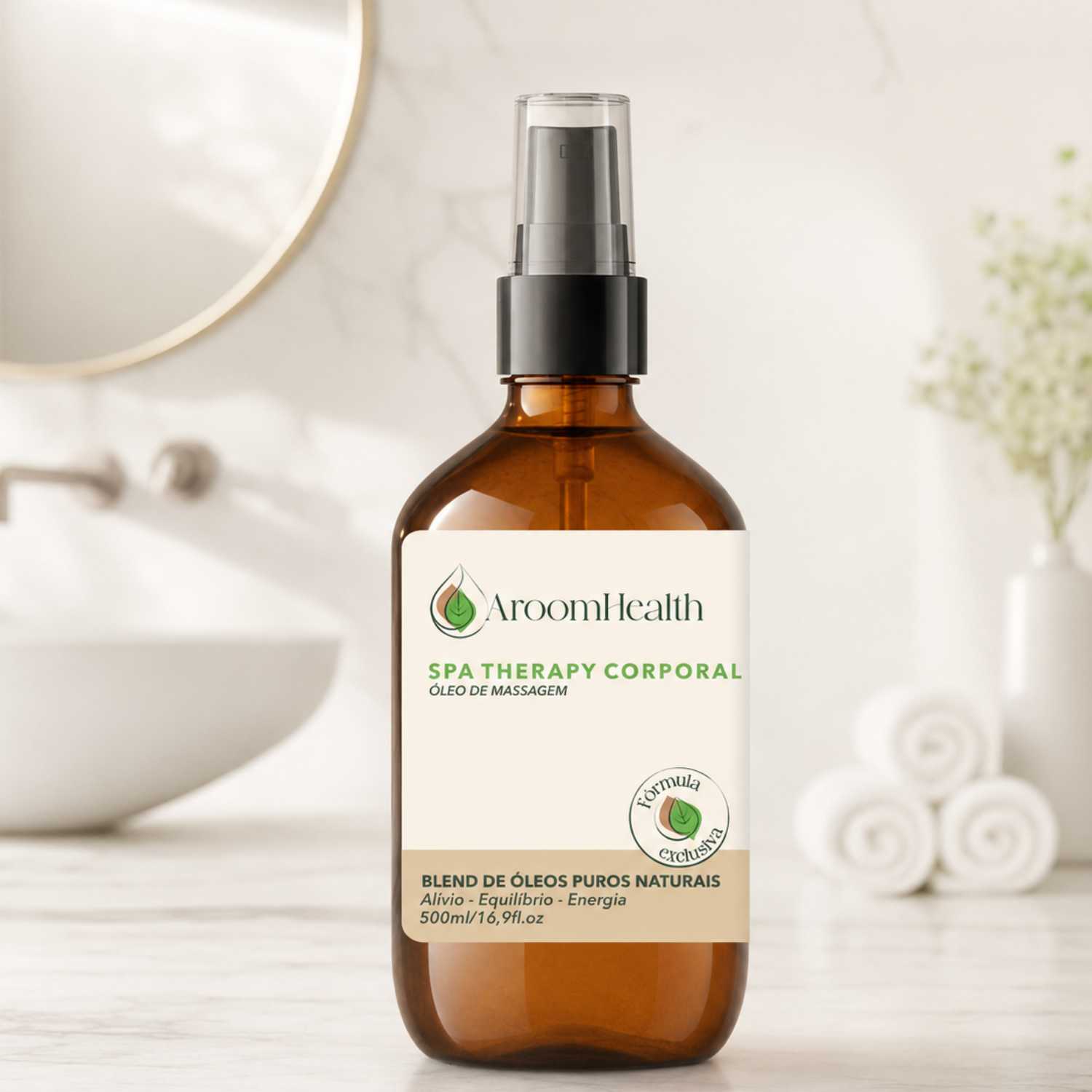 Blend de Óleos para Massagem SPA Therapy 500 ml Fórmula Exlusiva