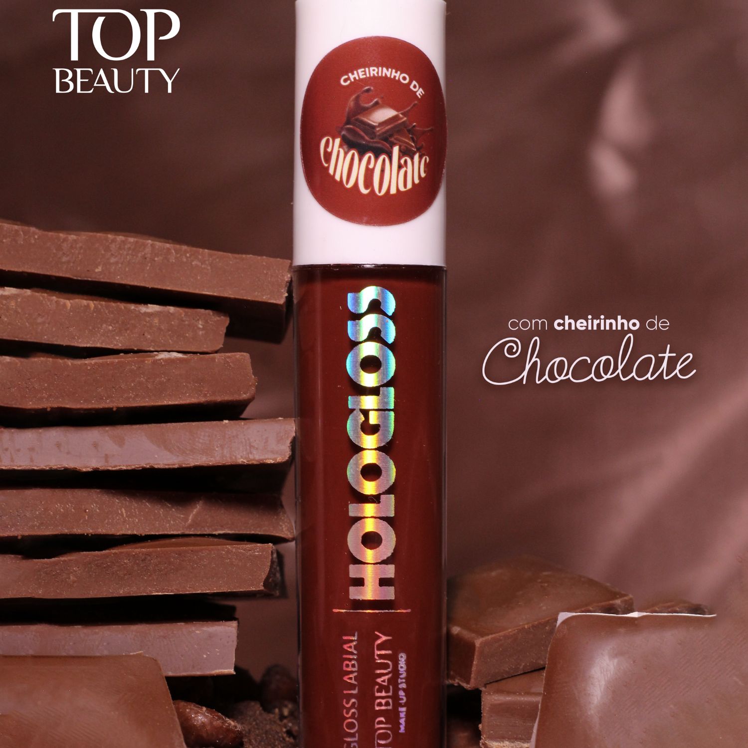 Hologloss Chocolate Cor 17 - Top Beauty